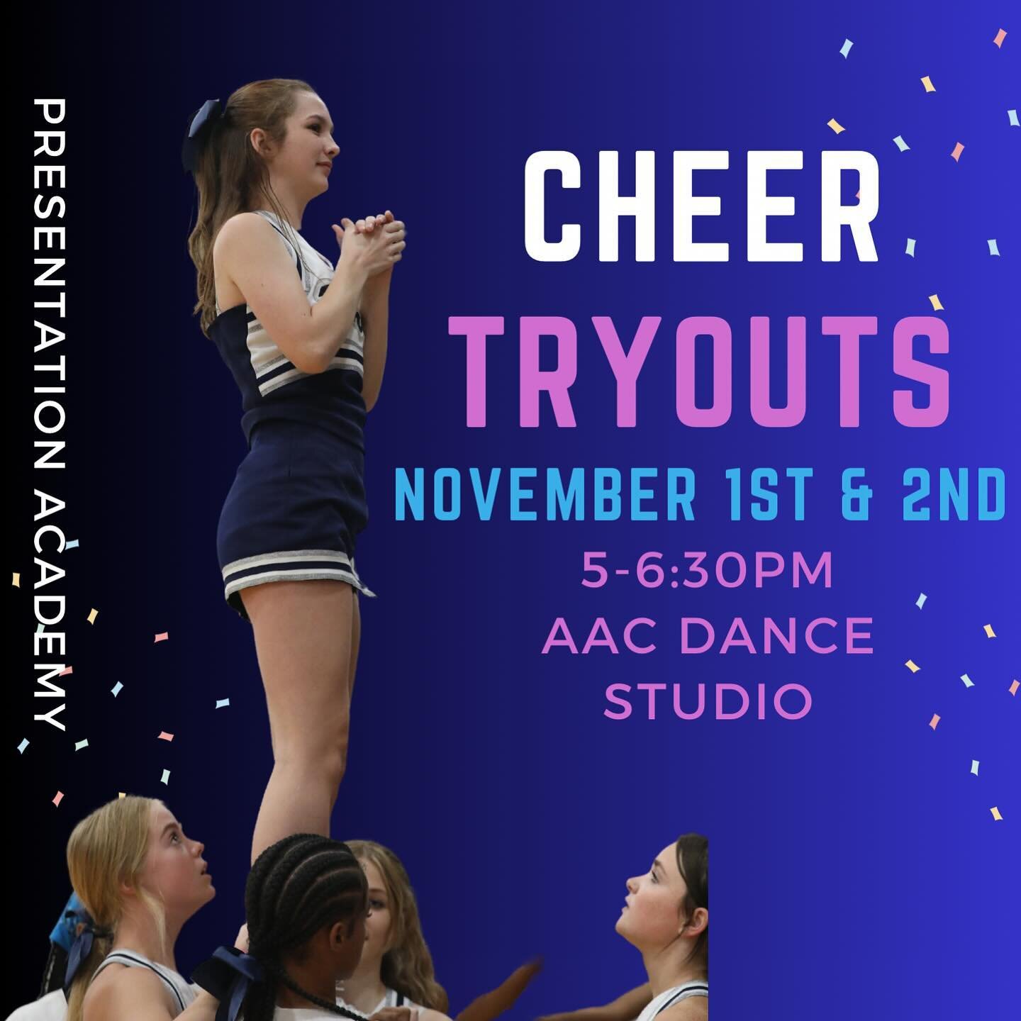 Want to join the cheer team? Tryouts for the winter season start TODAY!! 
#cheer #presgirl #toppers