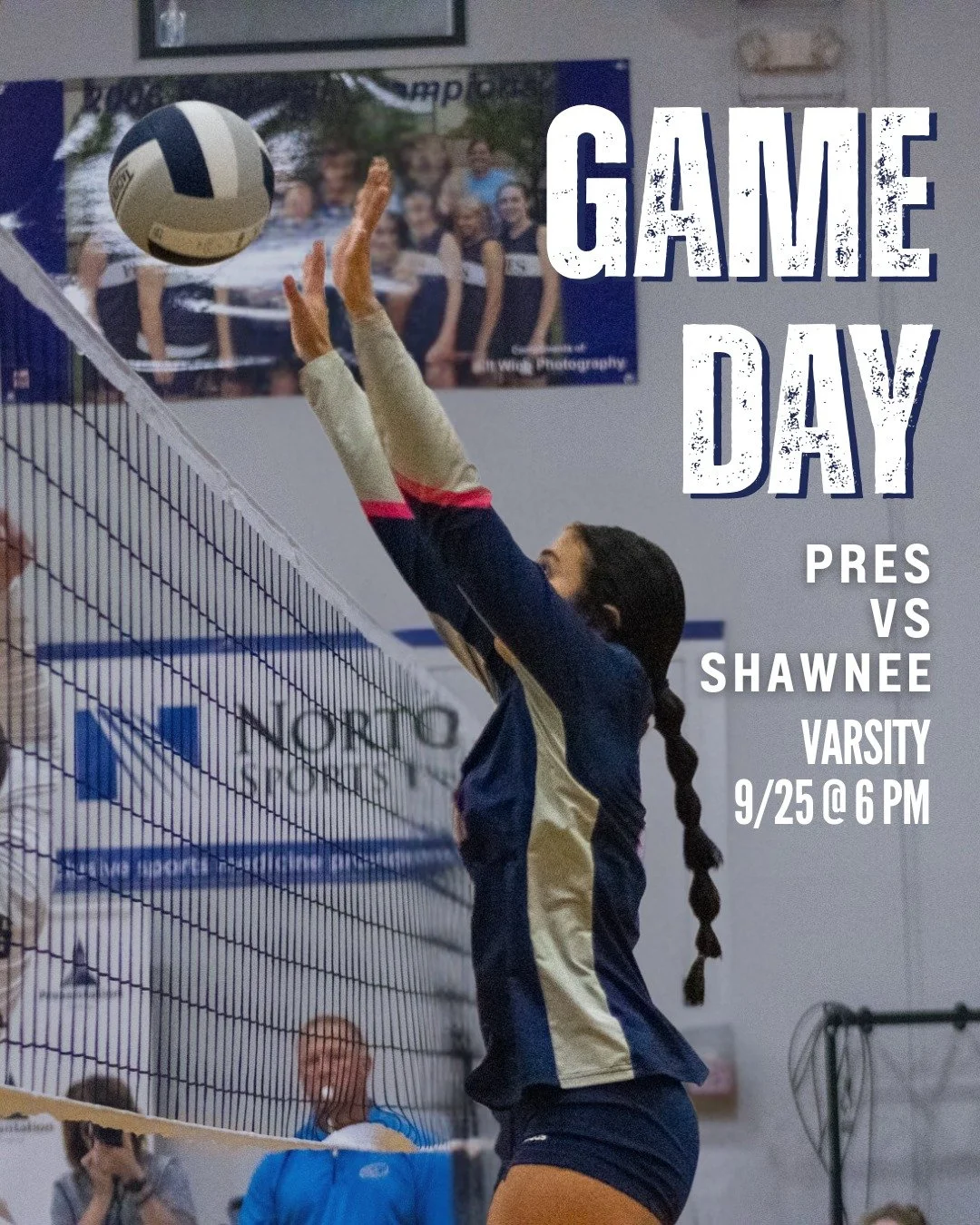 Varsity takes the court tonight! Topper Volleyball vs. Shawnee at 6 at home. Good luck! 🏐
 
#PresentationAcademy #TopperVolleyball #PresGirl #PresentationAcademyAthletics