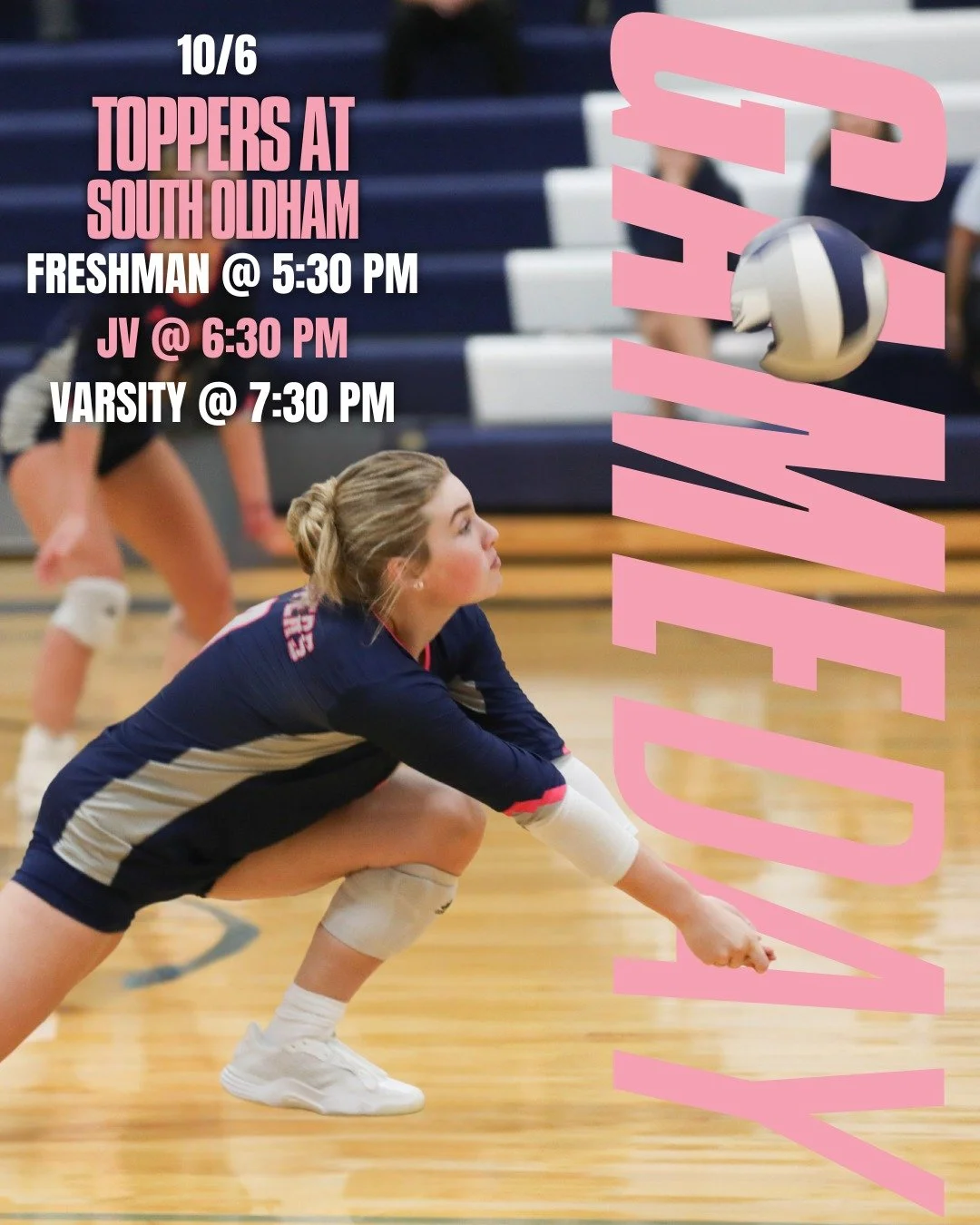 🏐 Game Day! Our Freshman, JV, and Varsity Topper Volleyball teams hit the court tonight for a matchup at South Oldham! First serve at 5:30 PM. Let&rsquo;s go, Toppers! 💙
 
#PresentationAcademy #TopperVolleyball #TopperAthletics #PresentationAcademy