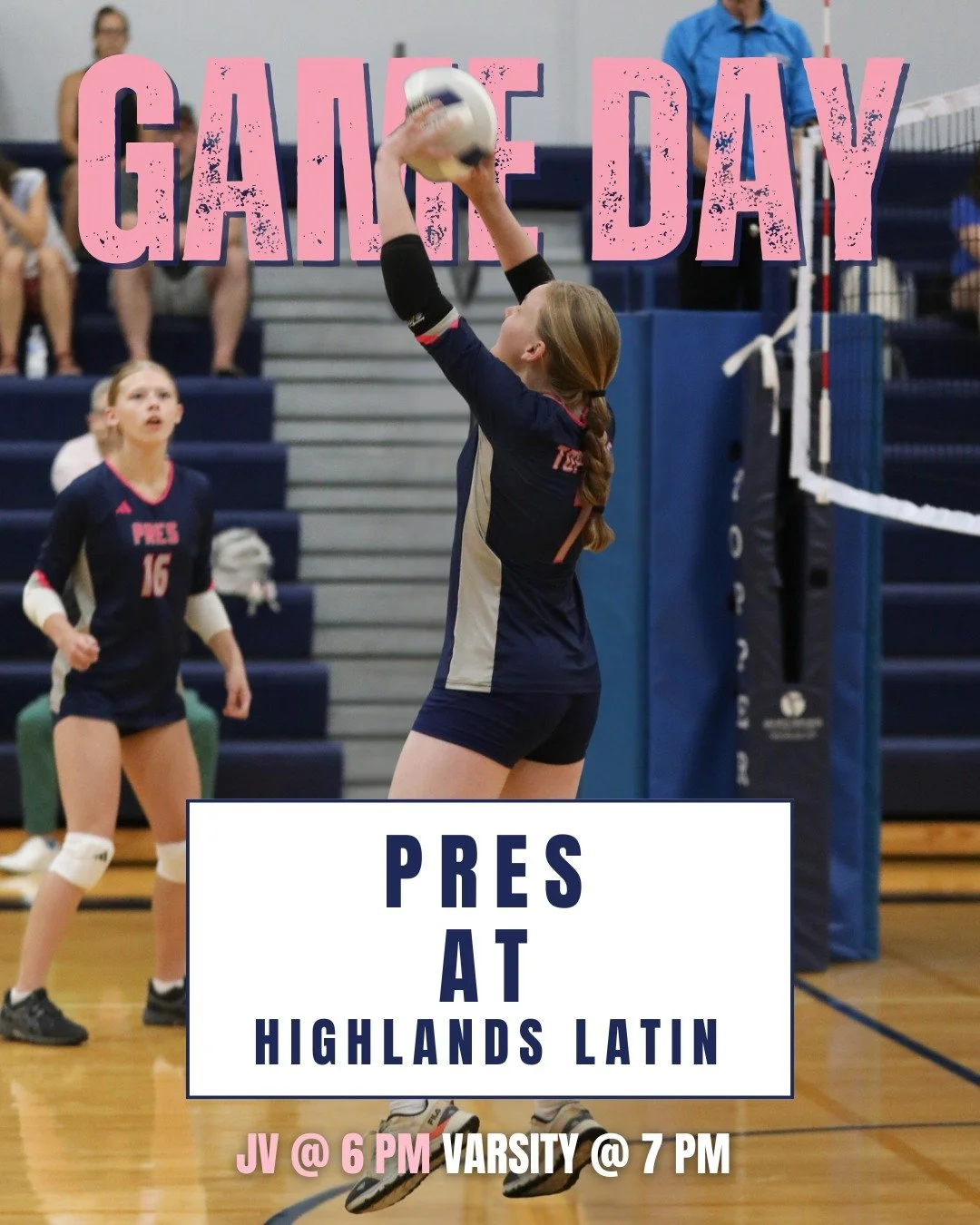 Topper Volleyball is back in action! Our girls head to Highlands Latin tonight with JV at 6 and Varsity at 7. Let's go, Pres Girls!

#PresentationAcademy #TopperVolleyball #PresGirl #PresentationAcademyAthletics