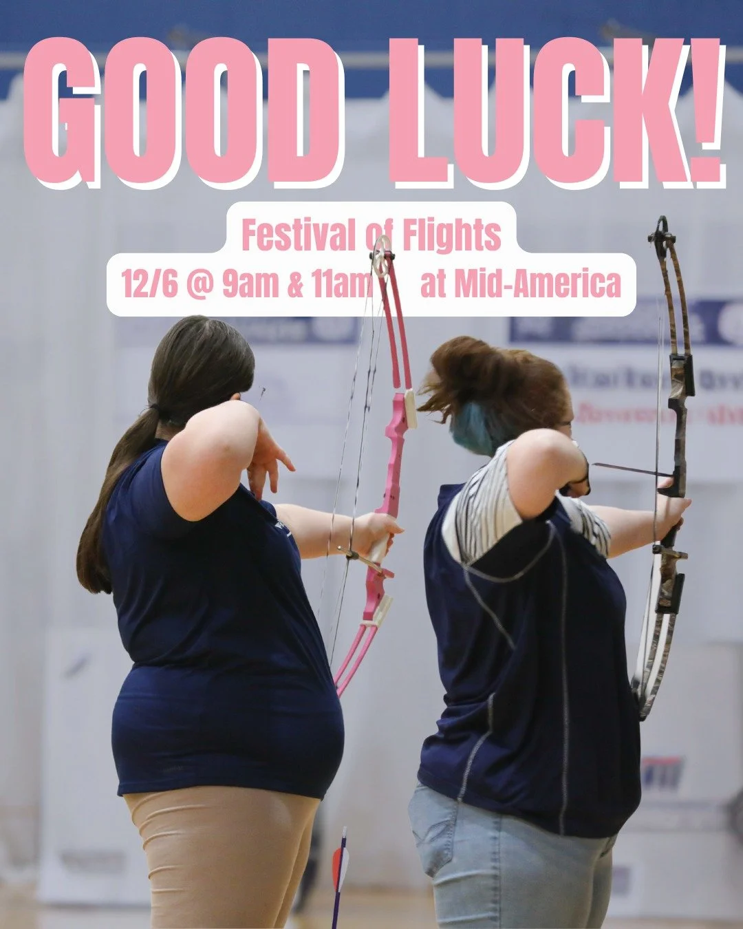 It&rsquo;s competition day! Our archery team takes the line at the Festival of Flights t Mid-America today at 9AM &amp; 11AM. 🎯 Good luck, Toppers!