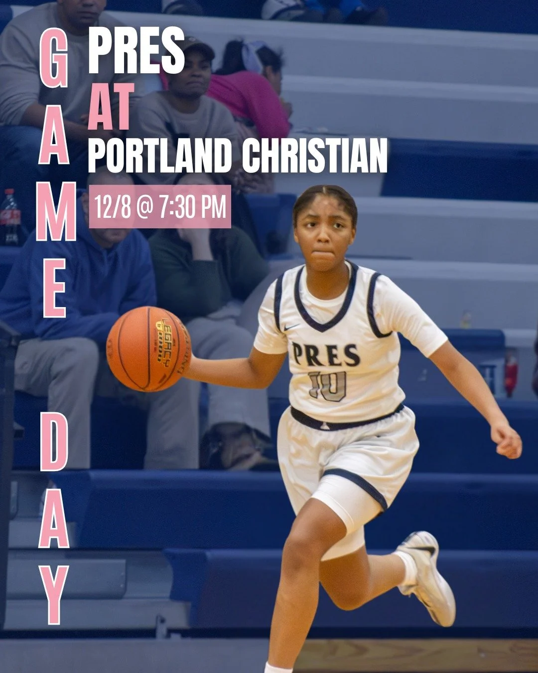 Topper Basketball is back in action! Our girls head to Portland Christian tonight to compete at 7:30PM. Let's go, Pres Girls!🩷
 
#PresentationAcademy #TopperBasketball #PresGirl #PresentationAcademyAthletics