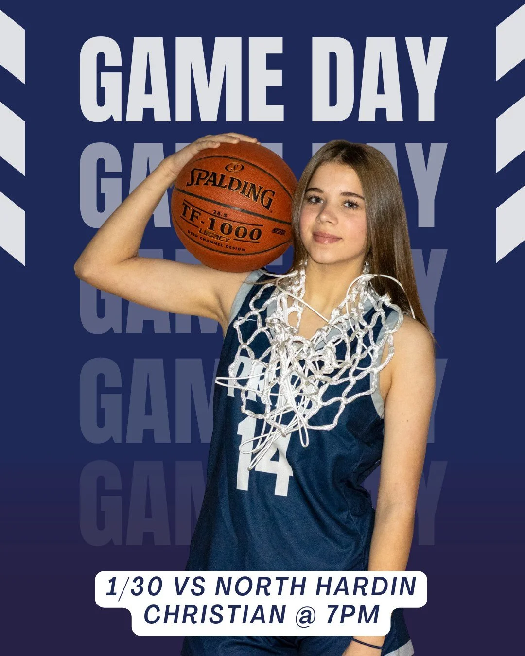 IT'S GAME DAY! 🏀 The Toppers are ready to take the court! Join us at home tonight vs. North Hardin Christian at 7 PM. 💙
 
#PresentationAcademy #TopperBasketball #PresGirl #PresentationAcademyAthletics
