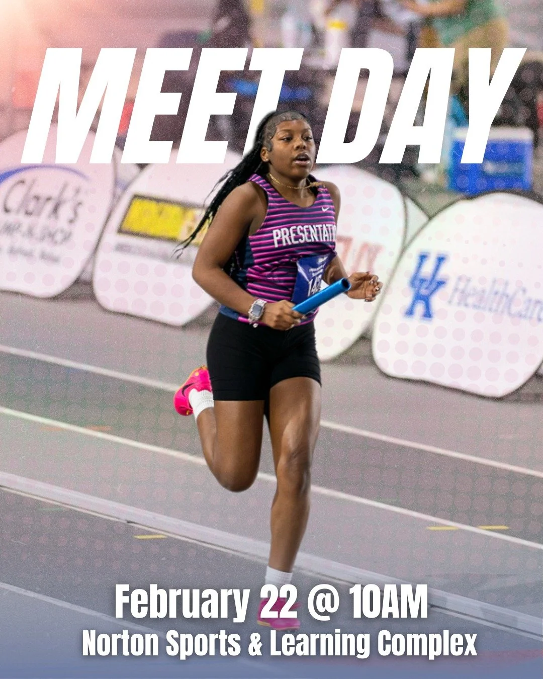 It&rsquo;s MEET DAY!👟 Our Toppers are hitting the track today starting at 10AM. Let's go, Pres Girls!
 
#PresentationAcademy #TopperTrack #PresGirl #PresentationAcademyAthletics