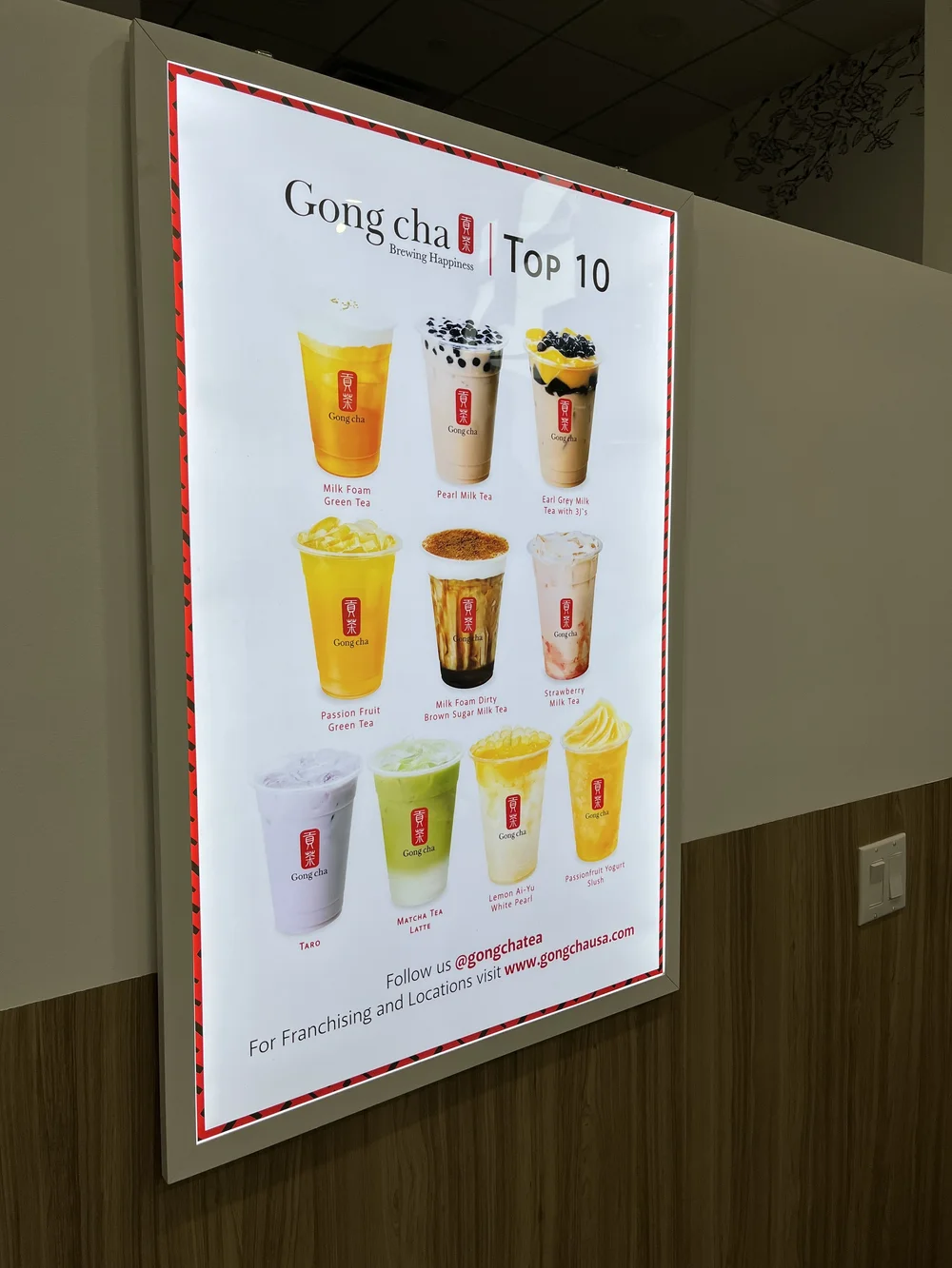 Gong Cha (Hackensack, NJ) — Sign World
