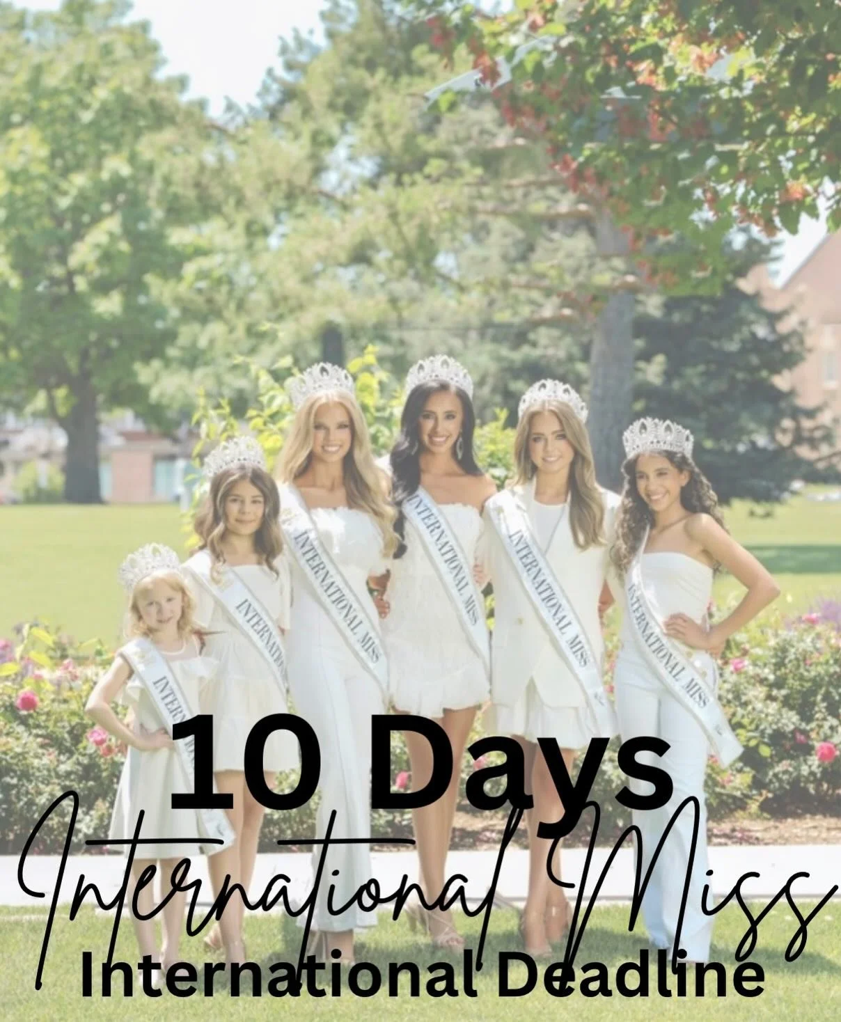 ✨ 10 days until the International Miss deadline! ✨

Today we&rsquo;re highlighting something truly special &mdash; sisterhood that lasts a lifetime. From backstage laughs to lifelong friendships, International Miss is more than a pageant&hellip; it&r