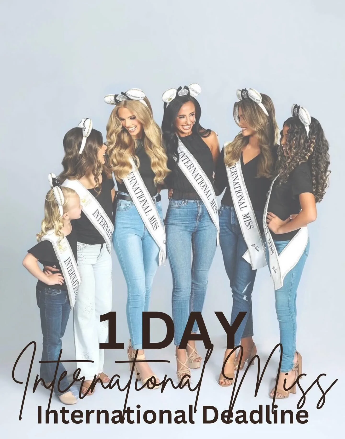 ✨ 1 DAY until the International Miss deadline! ✨

Today w e&rsquo;re highlighting becoming a part of something bigger. 👑

International Miss is more than a competition &mdash; it&rsquo;s a sisterhood, a support system, and a place where young women 