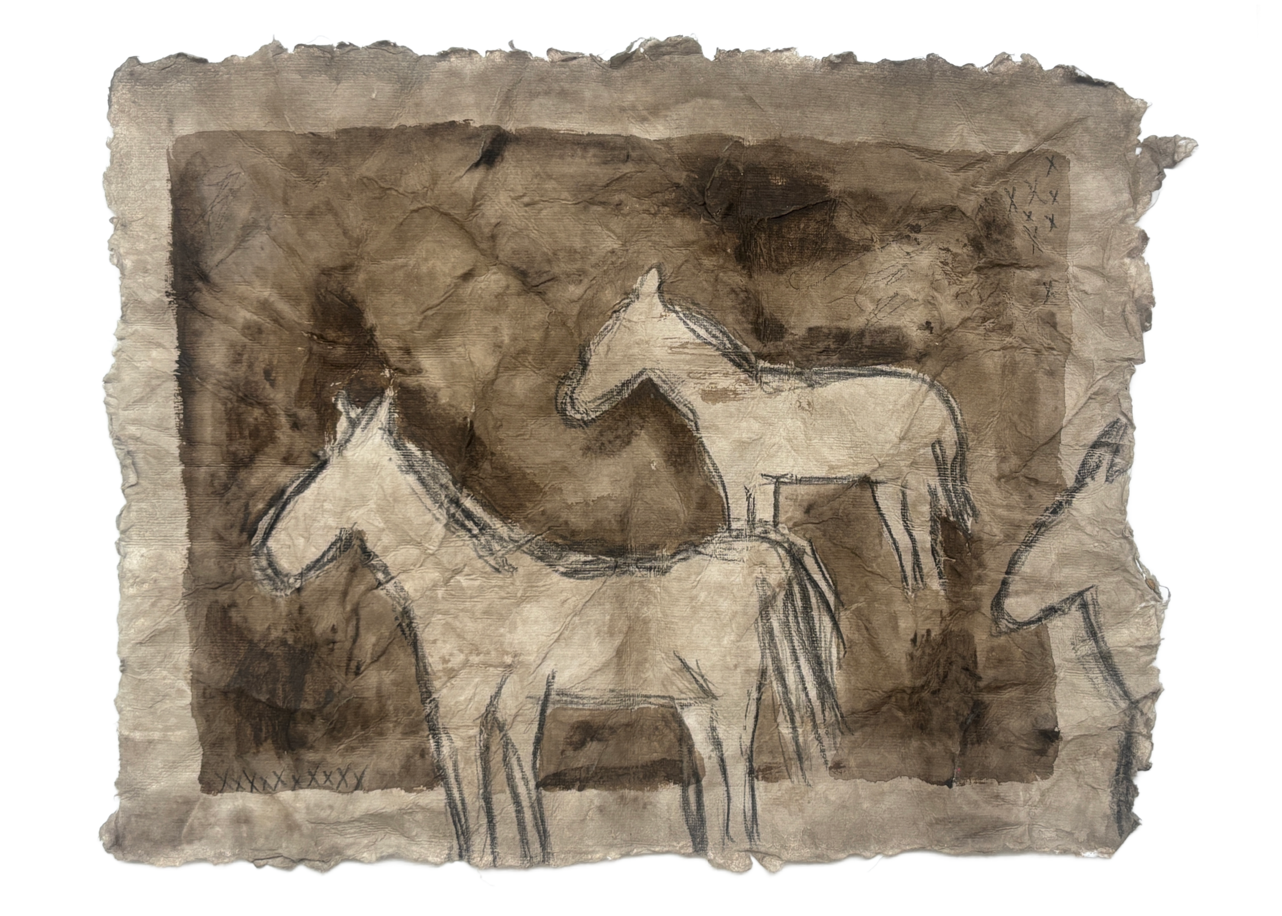 Abstract Horses Brown _Malia Rose Fine Art Atlanta.png