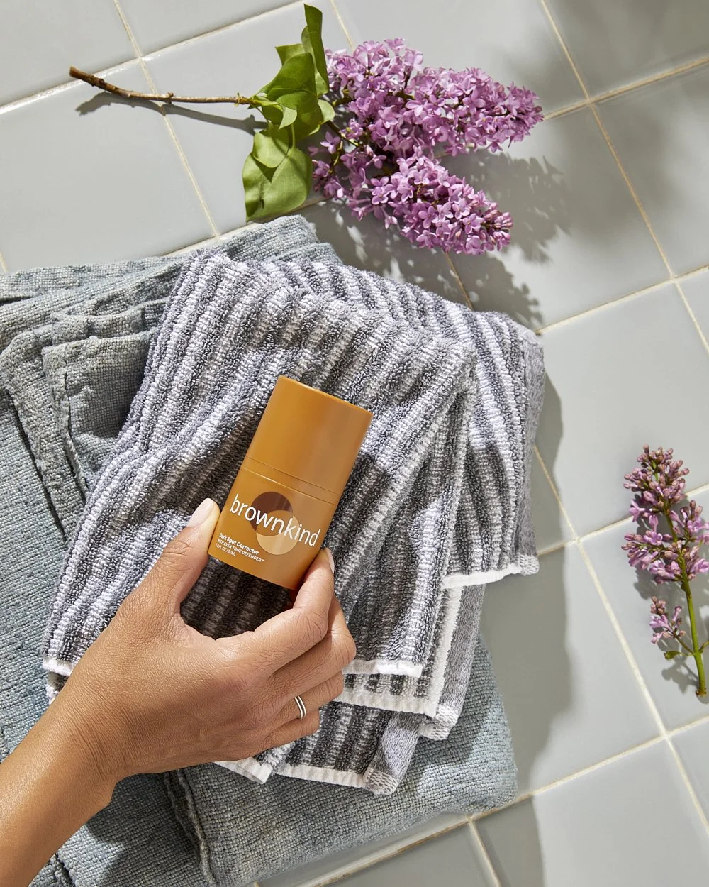 Lifestyle still life branding image for Brownkind by Adrianna Favero, NYC-based photographer and director. Warm, natural compositions highlighting product authenticity—perfect for brand storytelling, e-commerce, and marketing campaigns.