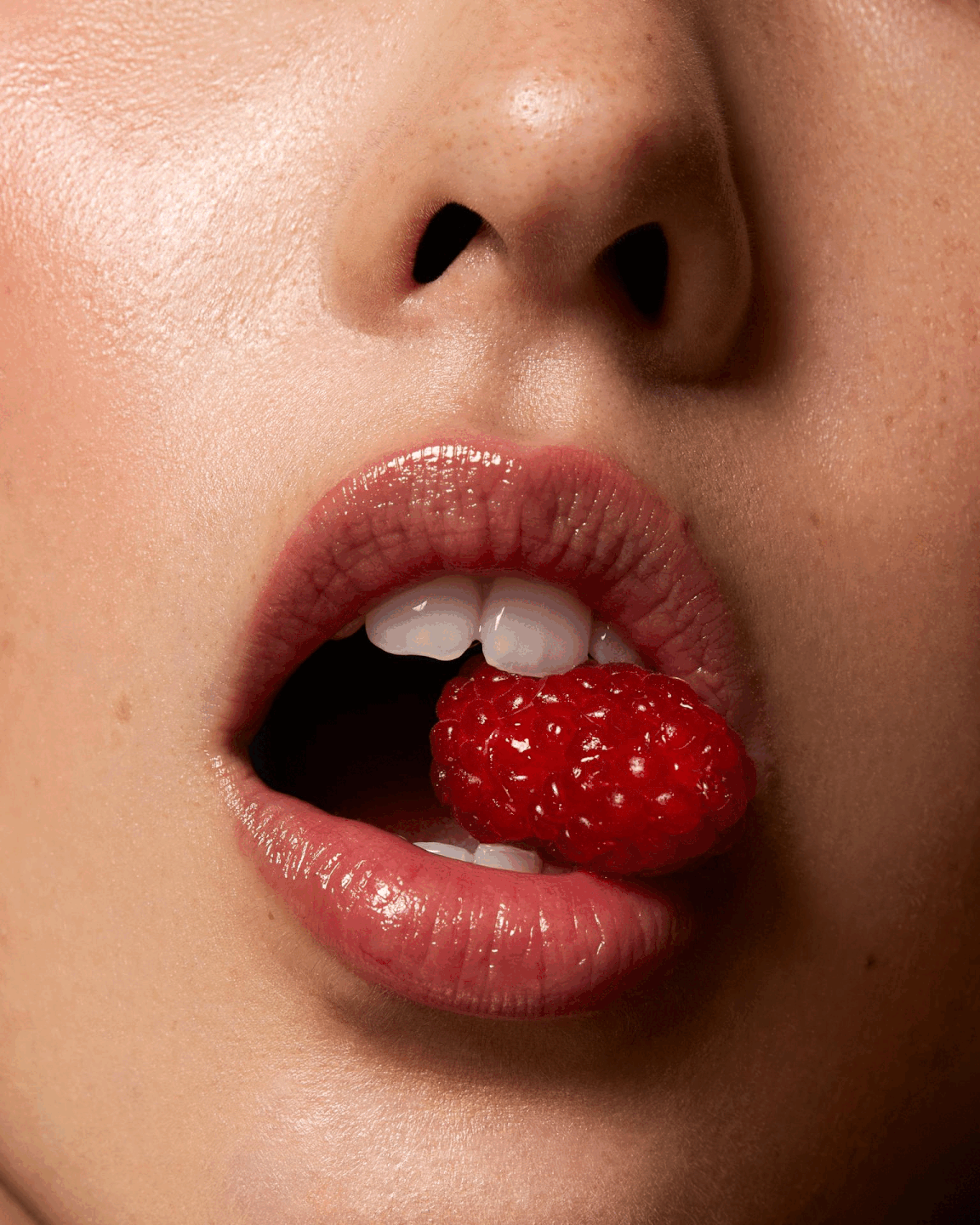 Beauty GIF by Adrianna Favero, NYC-based beauty photographer and director. Showcasing creamy makeup textures paired with fresh fruit elements—perfect for skincare campaigns, beauty tutorials, and vibrant social media content.