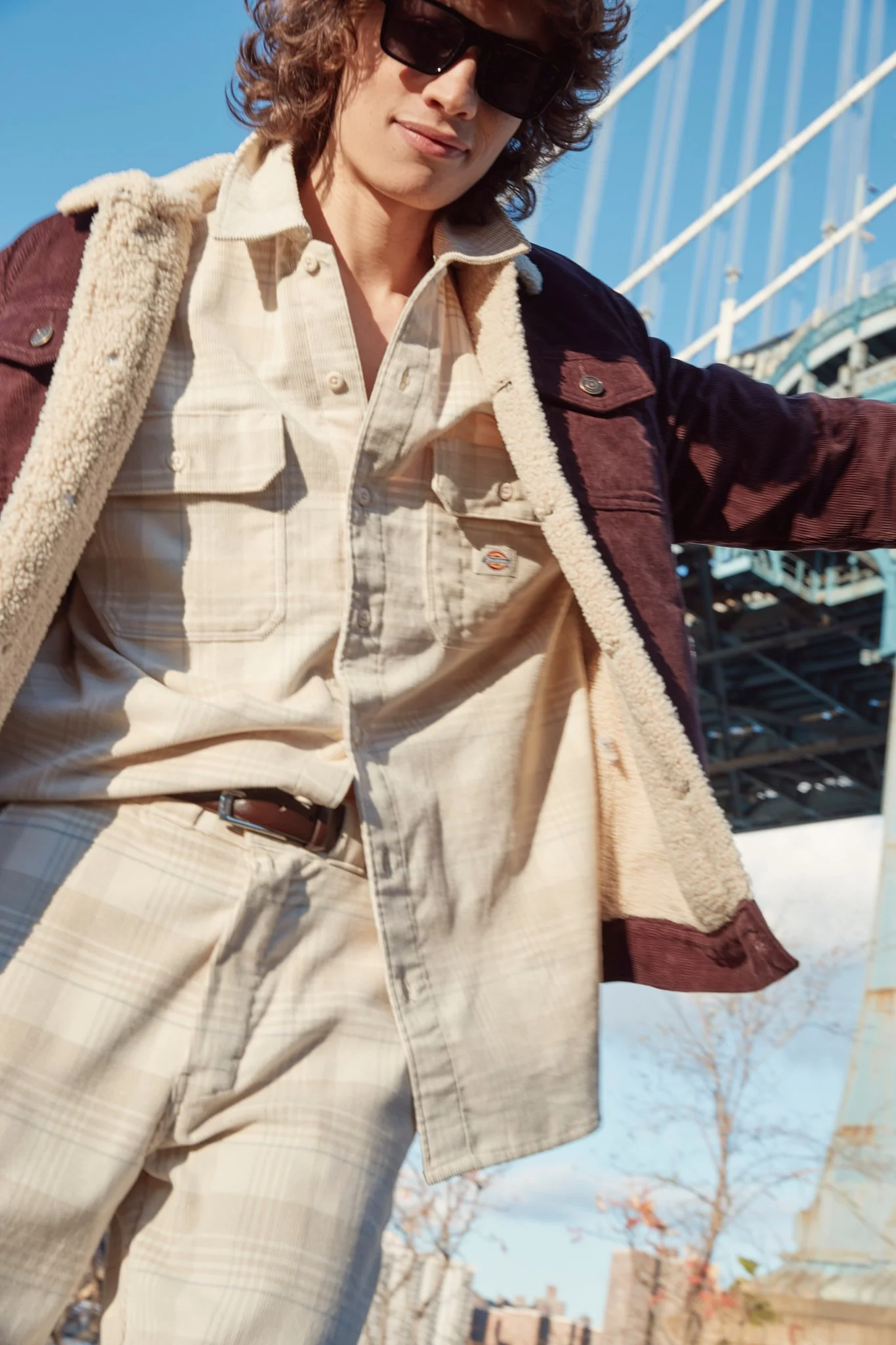 Men’s fashion editorial by Adrianna Favero, NYC-based fashion photographer and director. Shot on location in DUMBO, Brooklyn, featuring modern tailoring, urban backdrops, and refined styling—ideal for menswear campaigns and editorial features. Inquir
