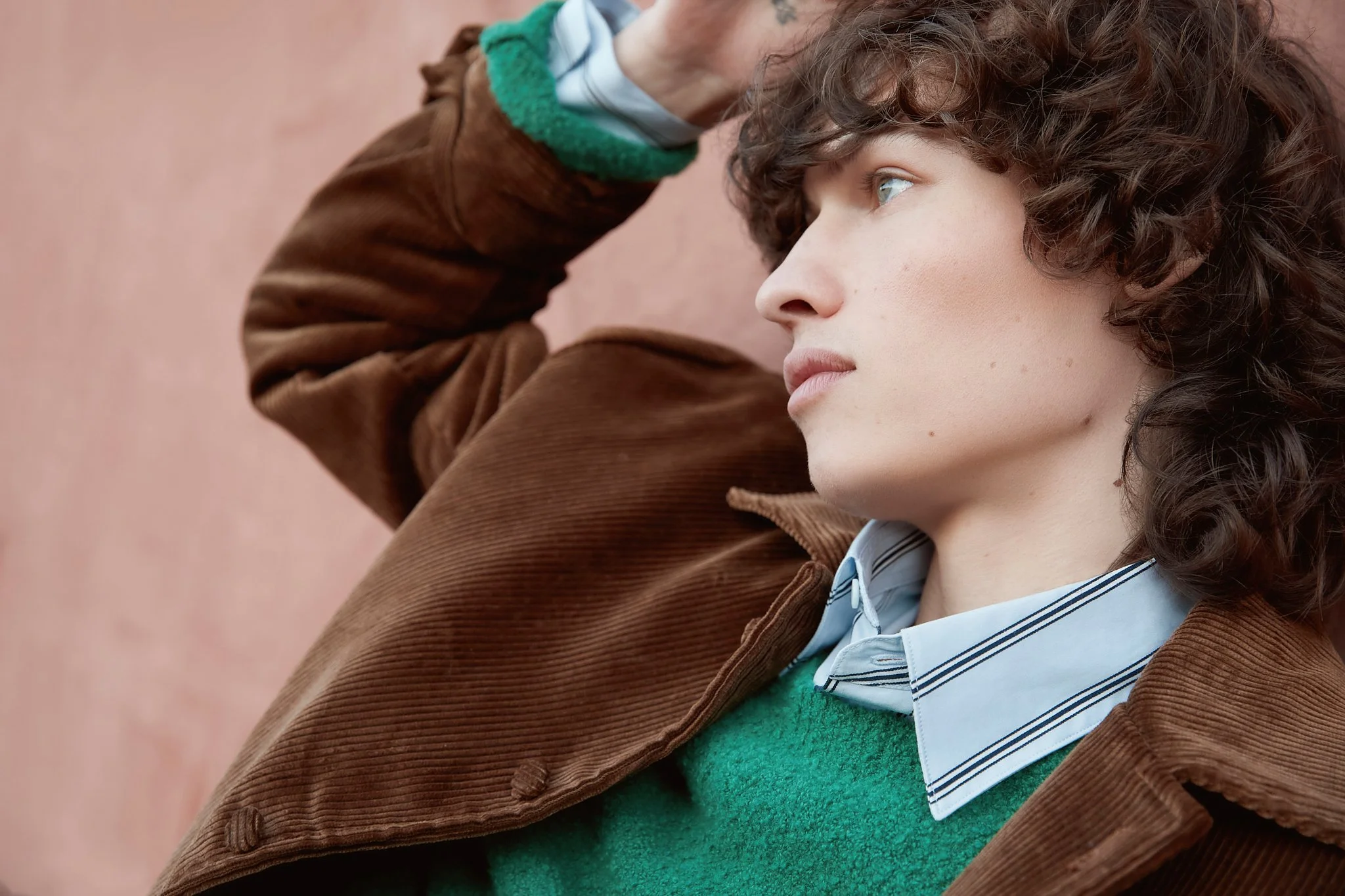 Men’s fashion editorial by Adrianna Favero, NYC-based fashion photographer and director. Shot on location in DUMBO, Brooklyn, featuring modern tailoring, urban backdrops, and refined styling—ideal for menswear campaigns and editorial features. Inquir