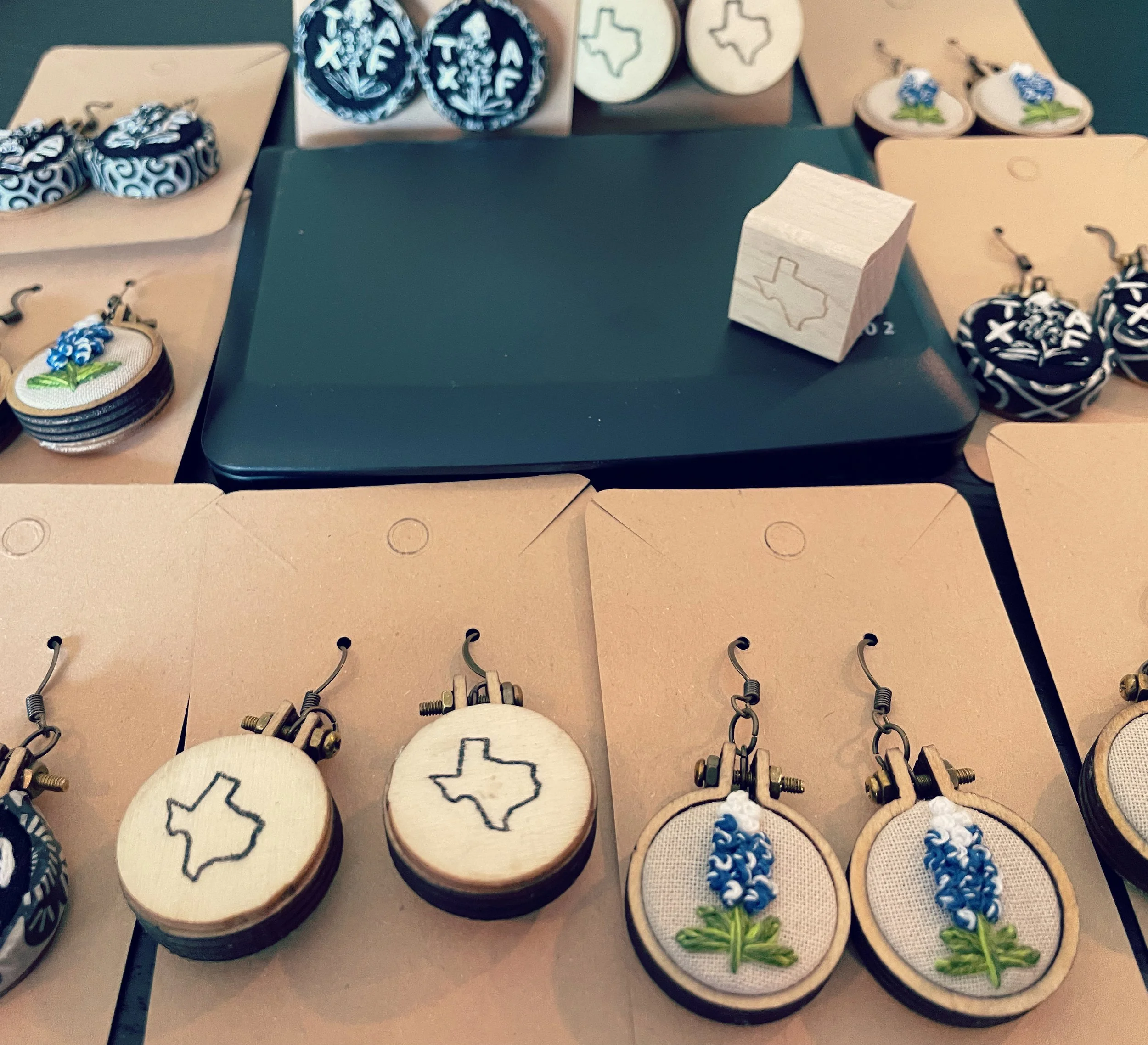 Texas Wildflower 1 in. Earrings