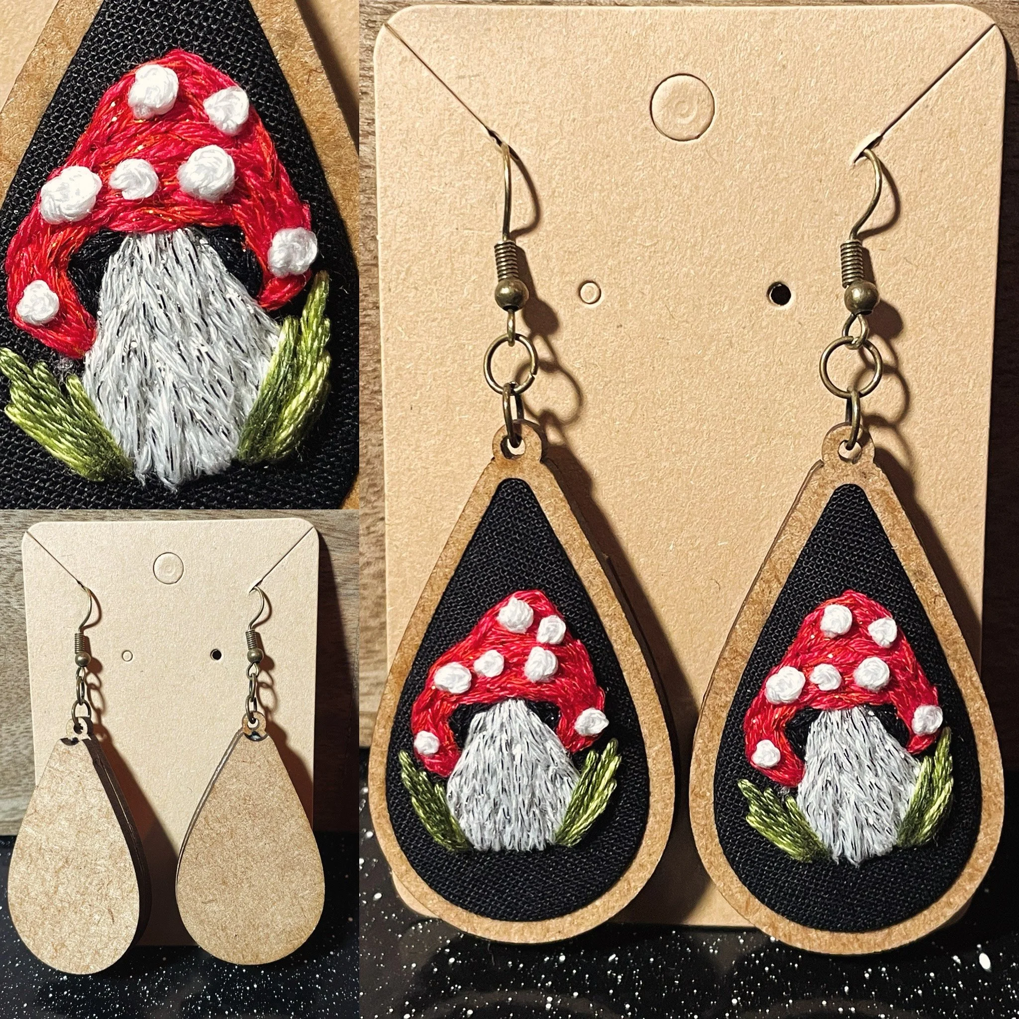 Teardrop Mushie Earrings