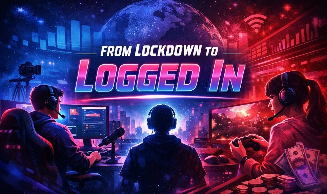 Locked down to Logged on.