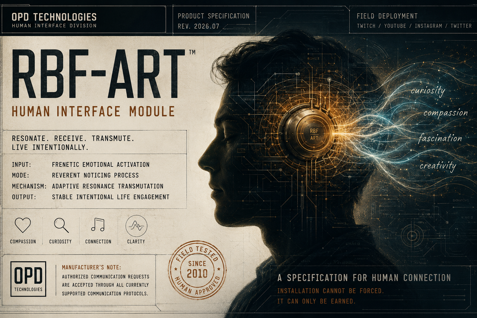 Reverent Bioadaptive Frenetic Amygdala Resonance Transducer (RBF-ART)