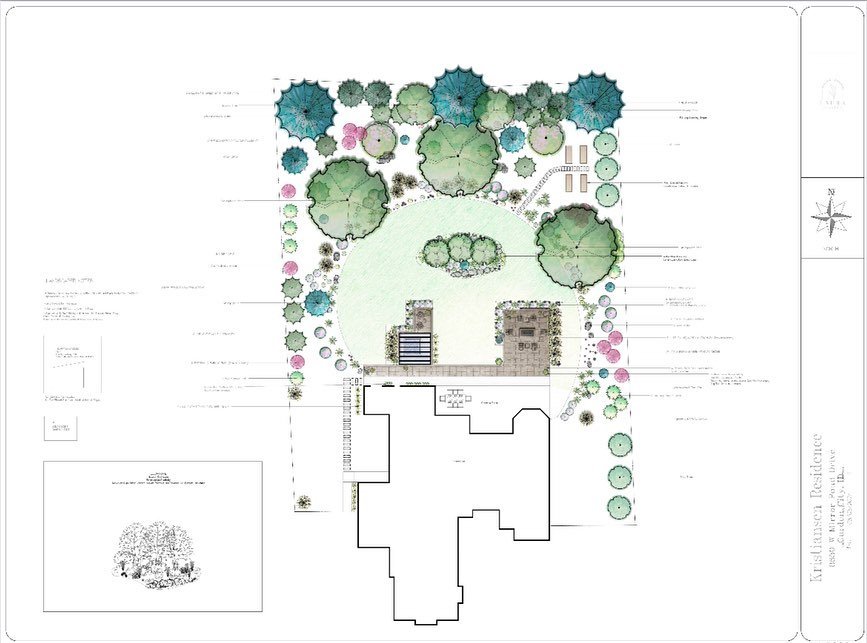 Another design completed and sent! This one was for a modern house that is seated right at the base of the mountains before you head to cascade. The clients loved the movement of grasses&hellip;. And that&rsquo;s what we did! It features a beautiful 