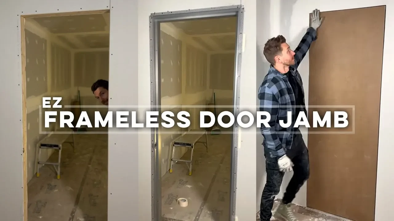 Trimless Door - Installing the  EzyJamb
