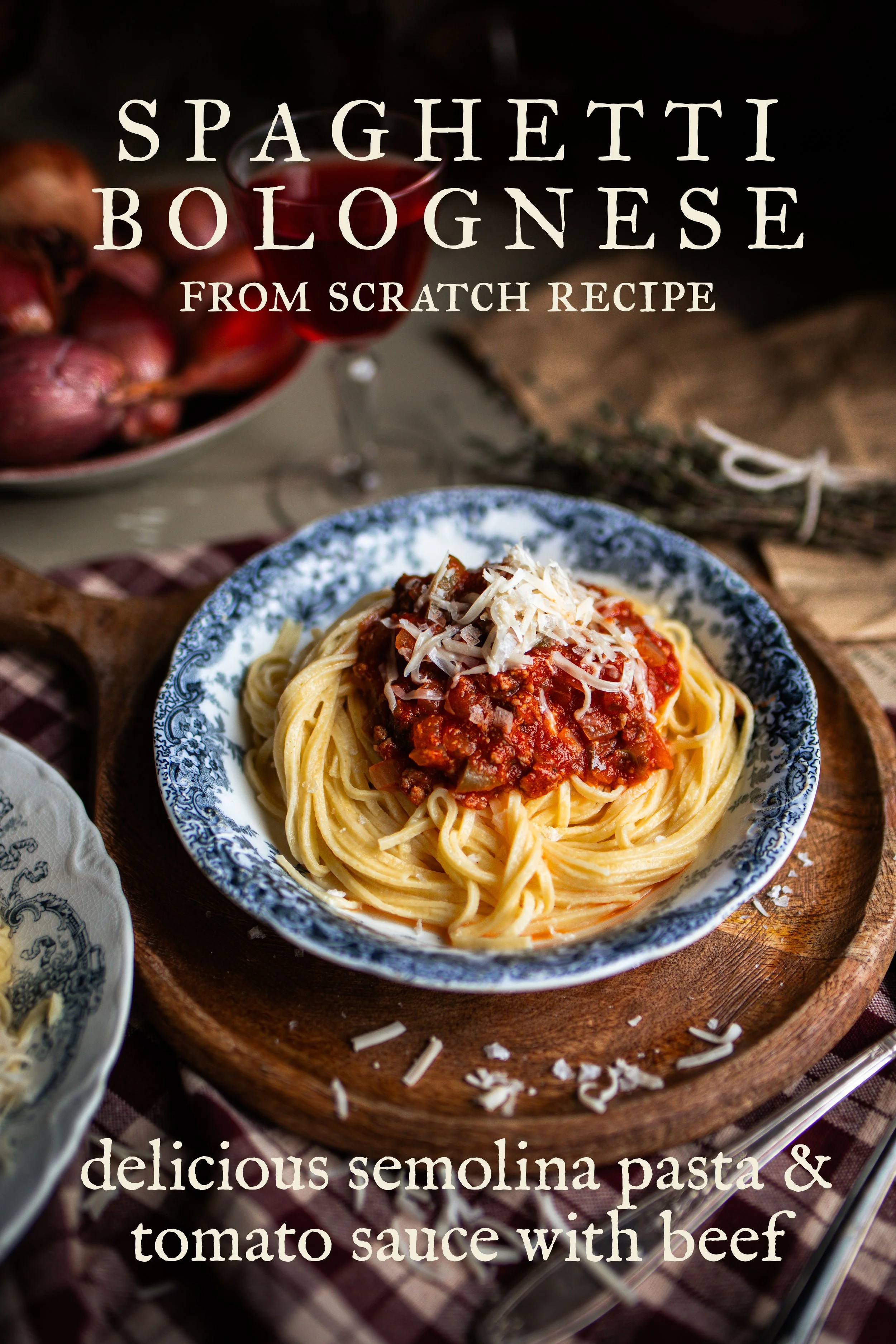 Timeless Comfort Classic Spaghetti Bolognese with Homemade Semolina