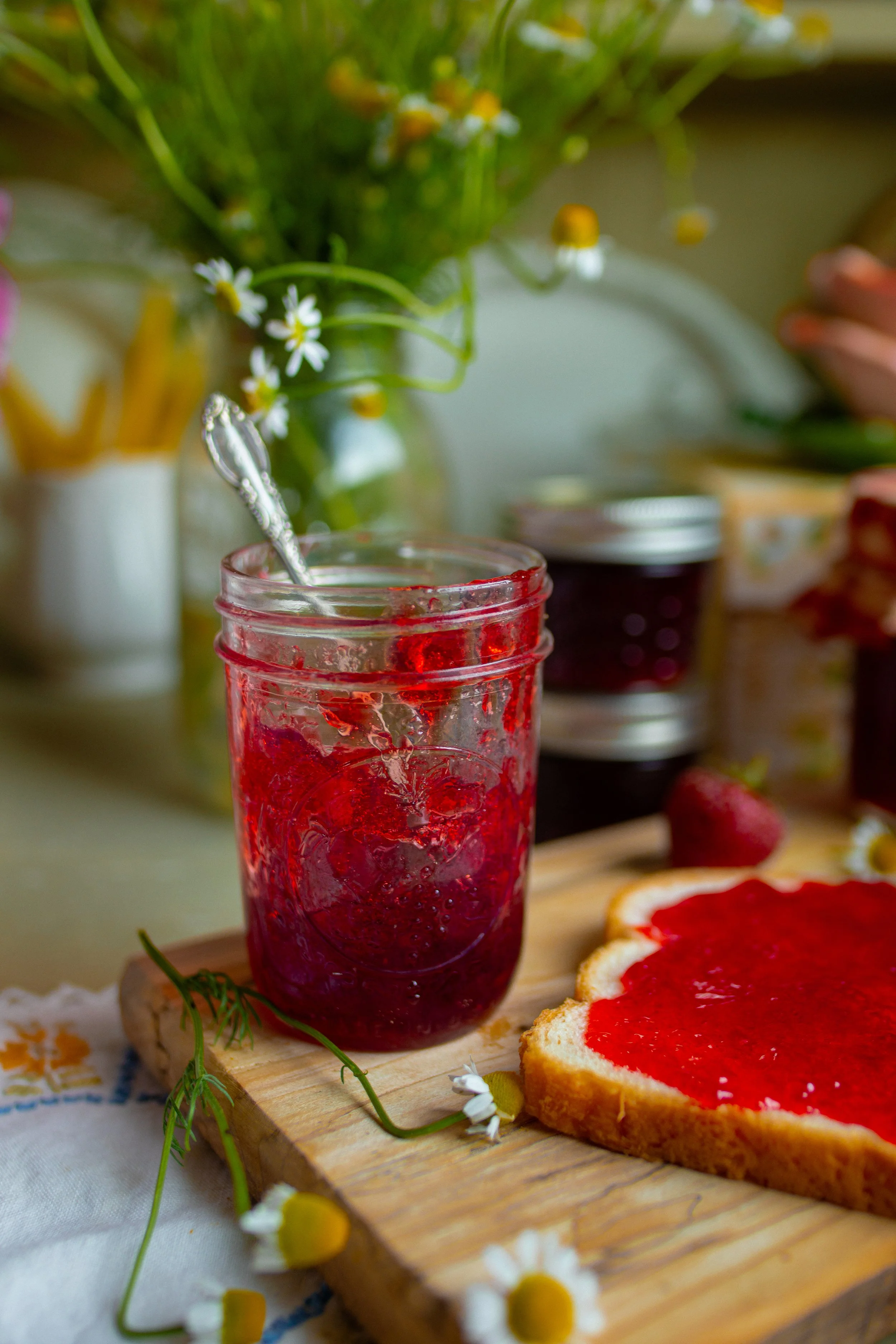 Strawberry Chamomile Jelly Recipe and StepbyStep Canning Guide