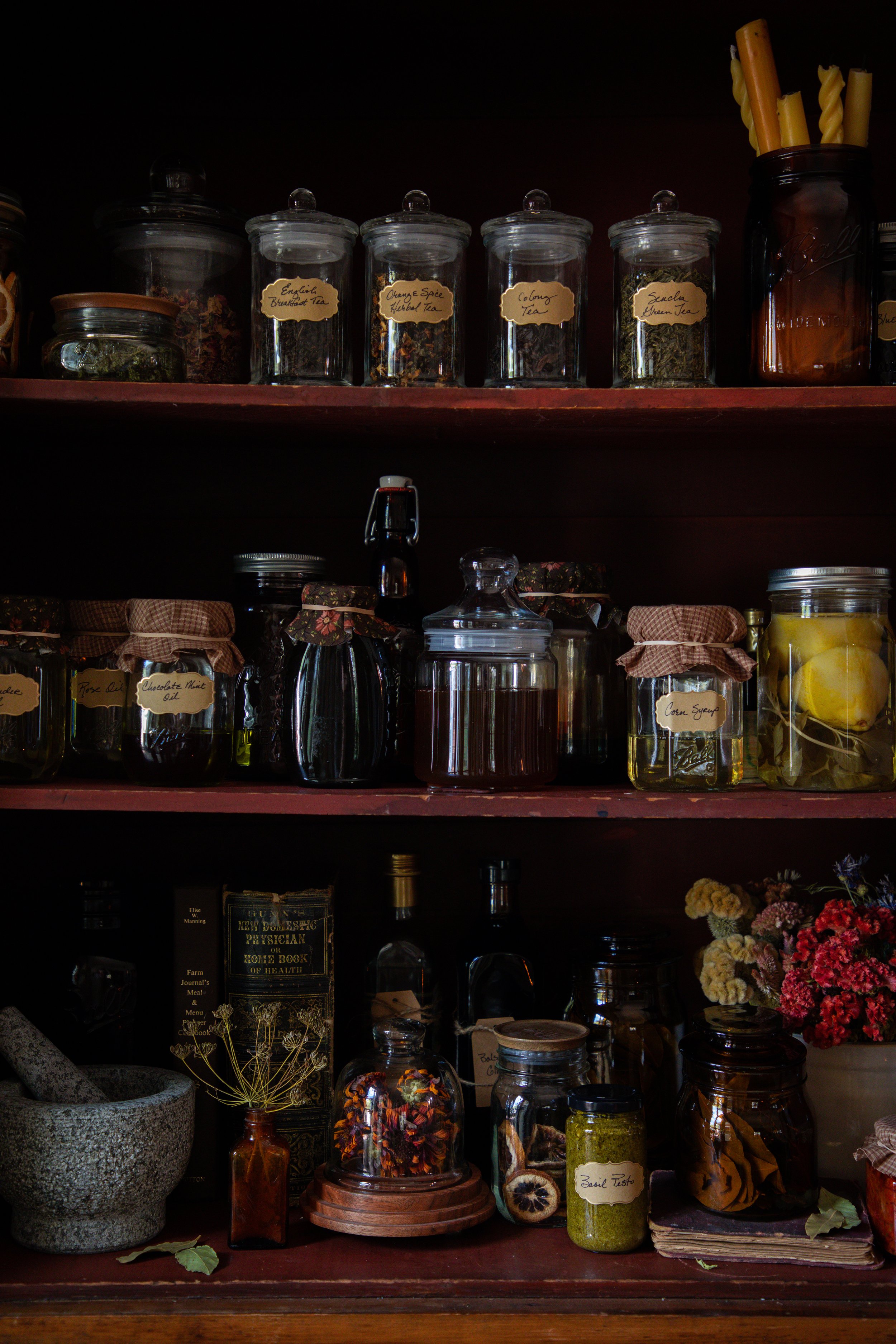 Turning Our Pantry into a Witchy Apothecary Cabinet — Under A Tin Roof