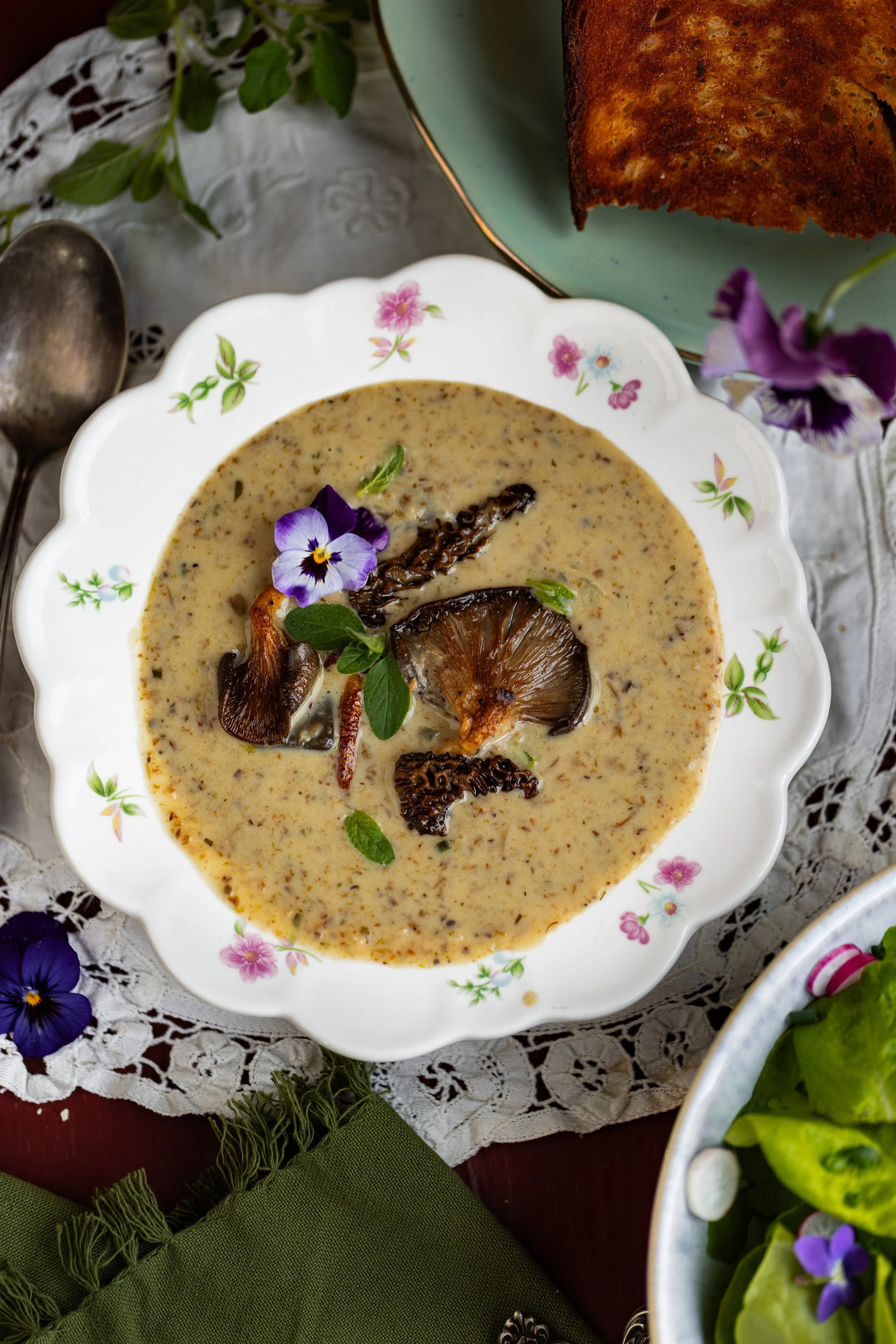 Wild Cream of Mushroom Soup