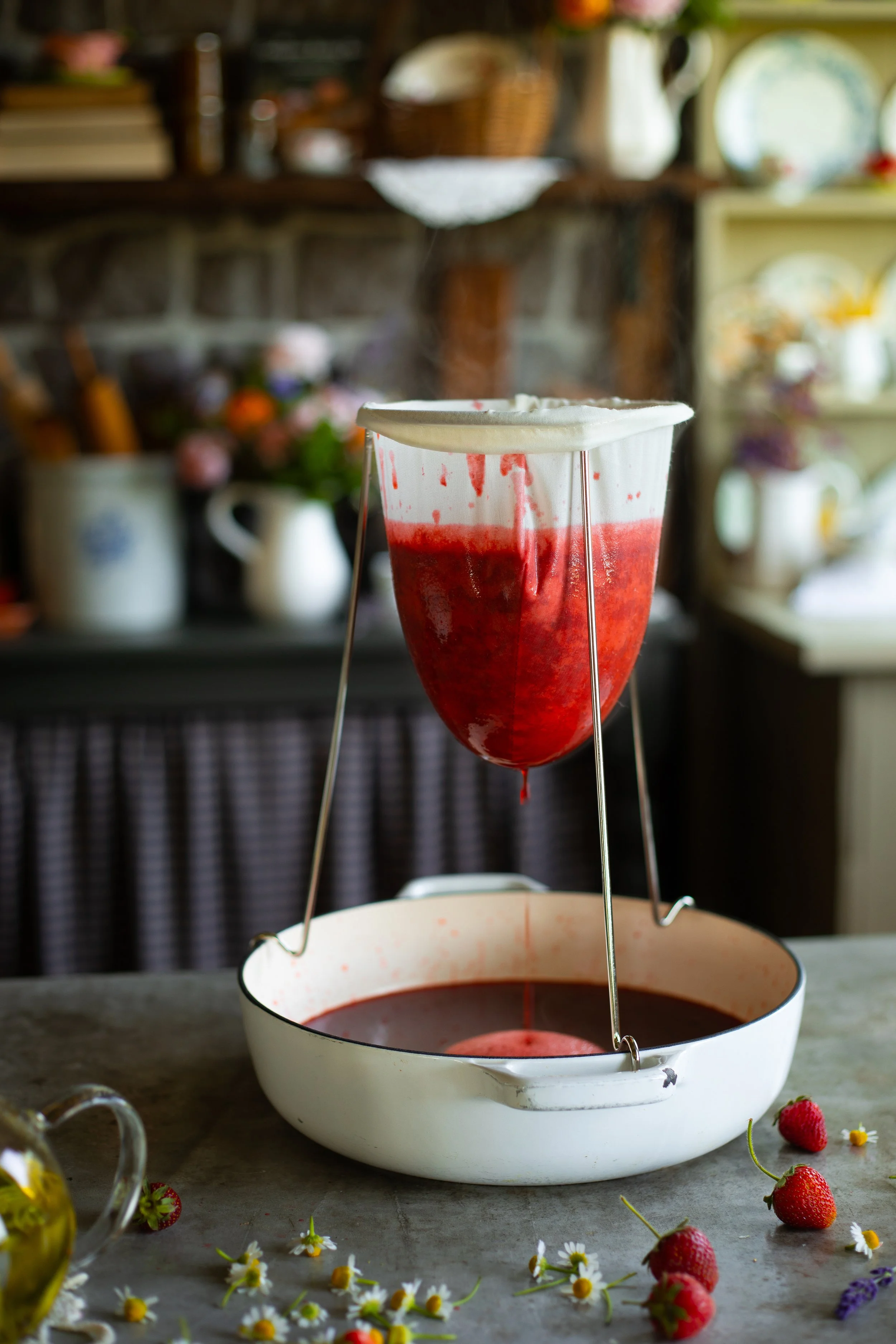 Strawberry Chamomile Jelly Recipe and StepbyStep Canning Guide