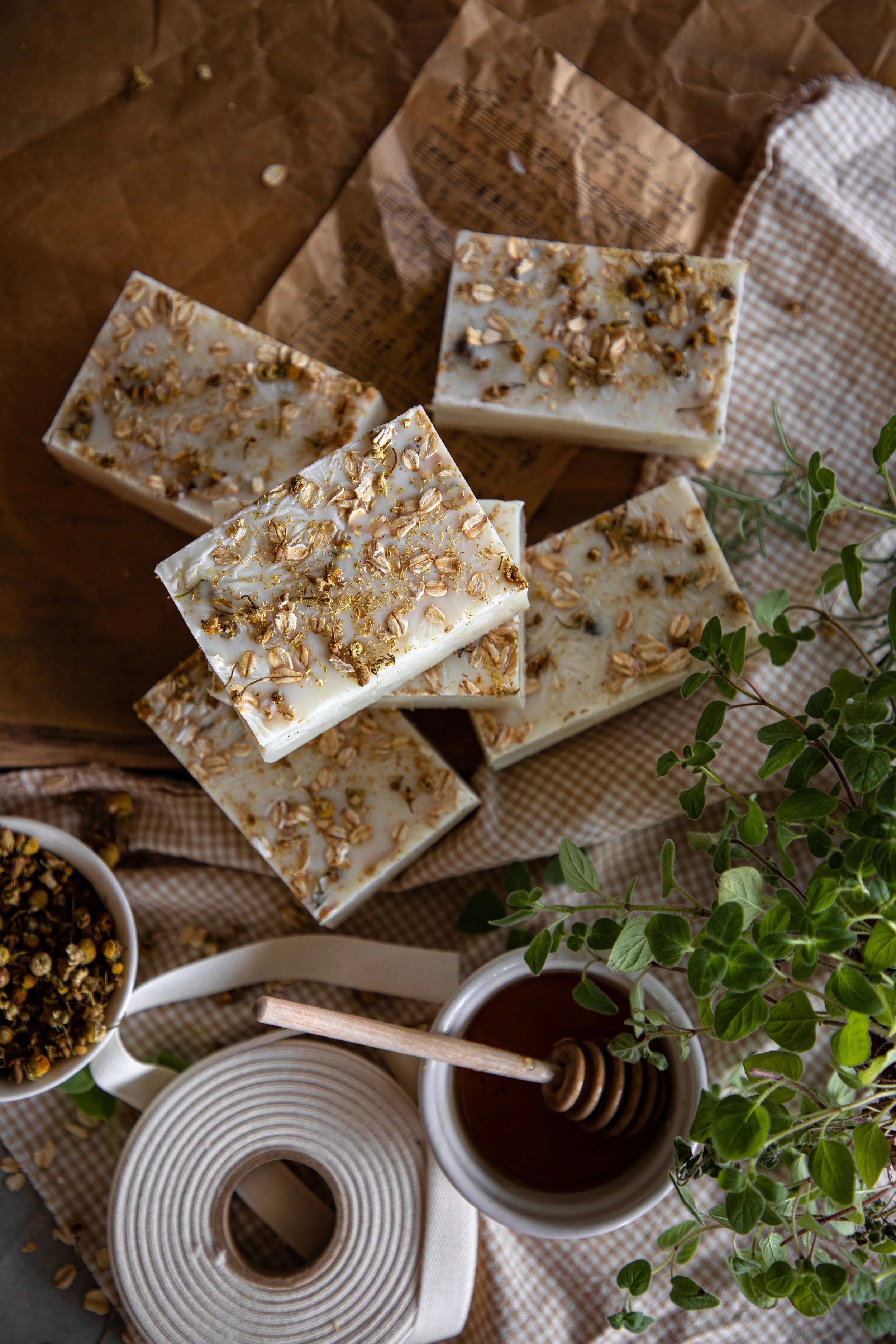 Oatmeal & Honey Goat's Milk Soap — Under A Tin Roof