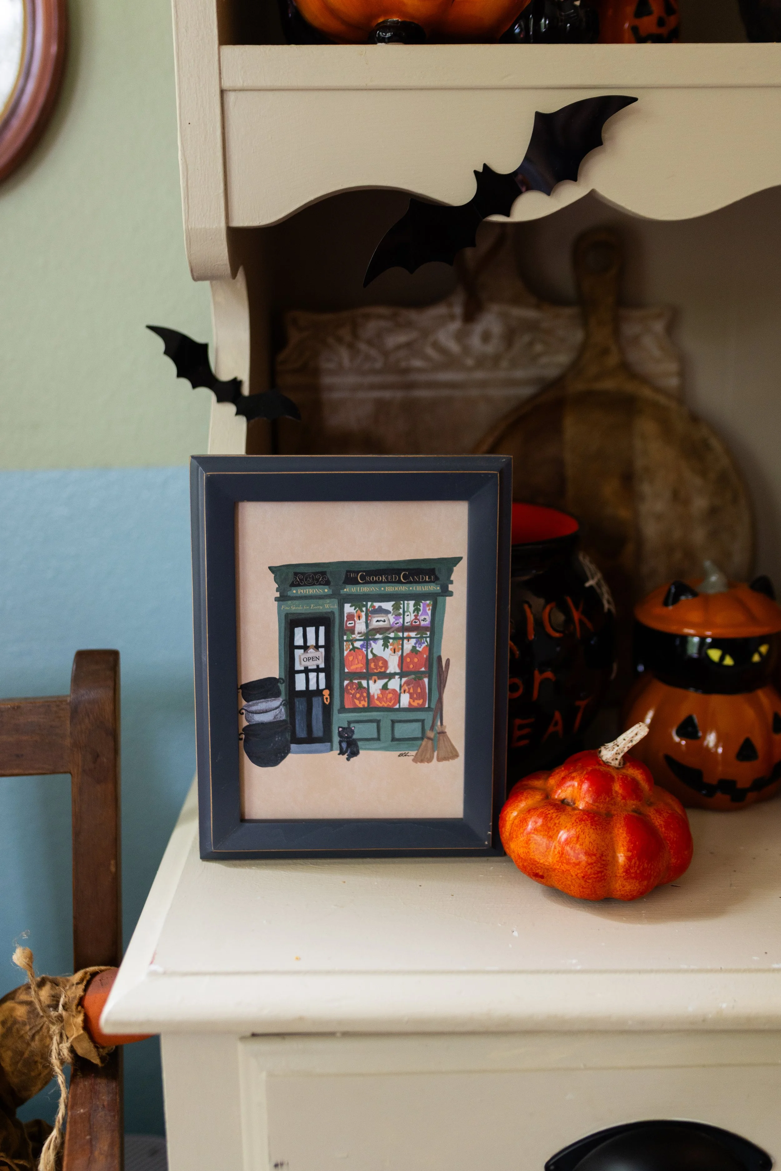 The Crooked Candle Art Print