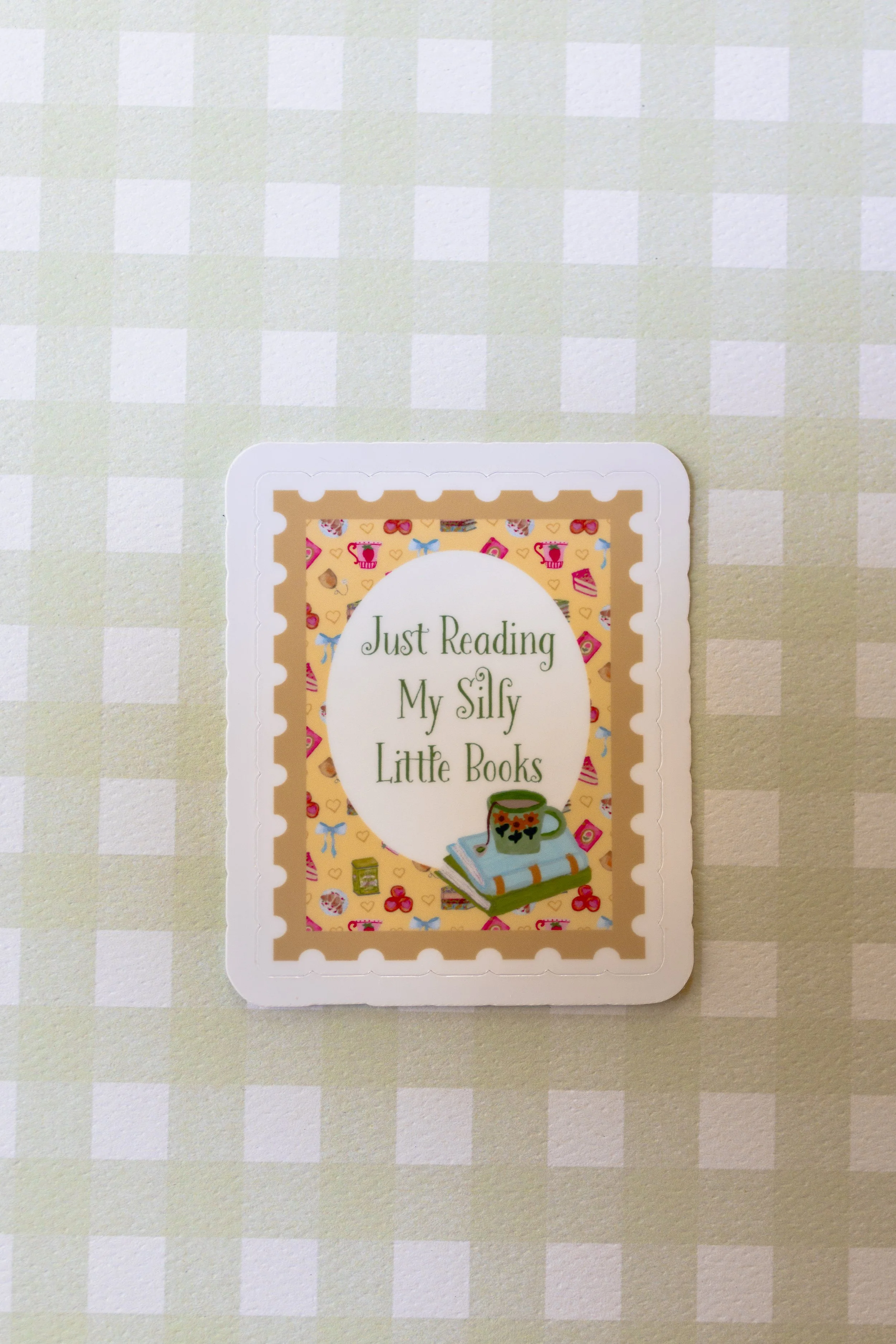 Silly Little Books Die Cut Sticker