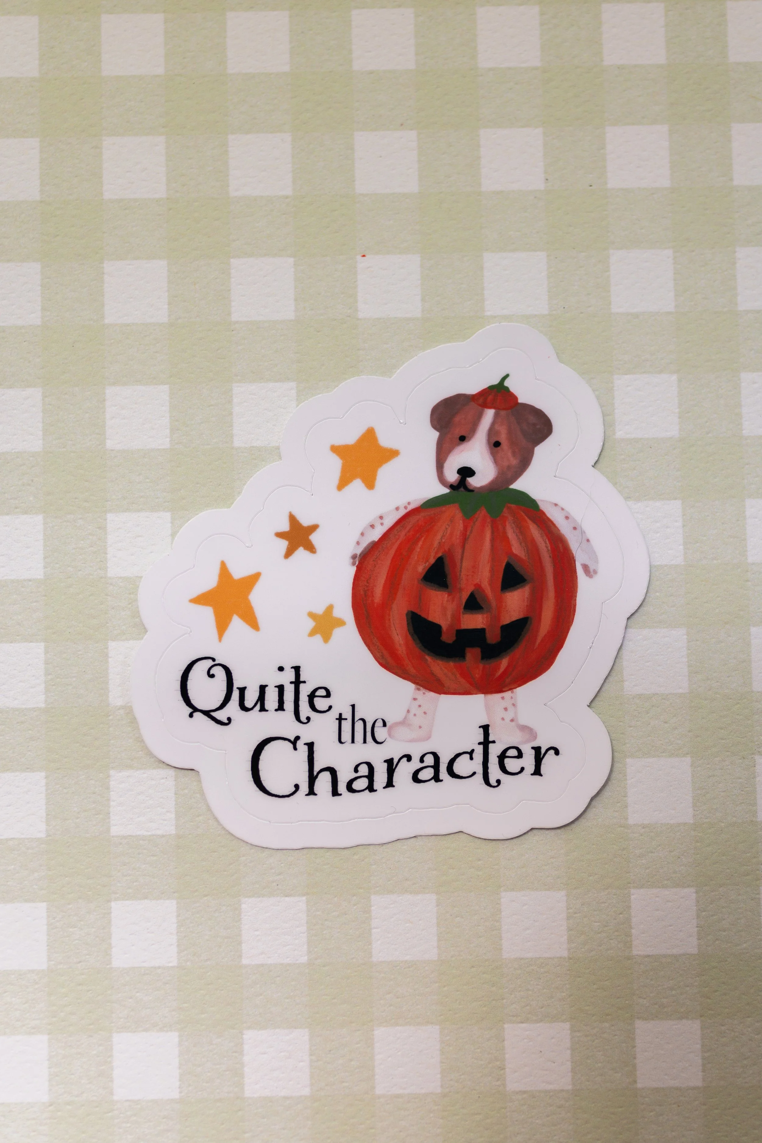 Quite the Character Die Cut Sticker