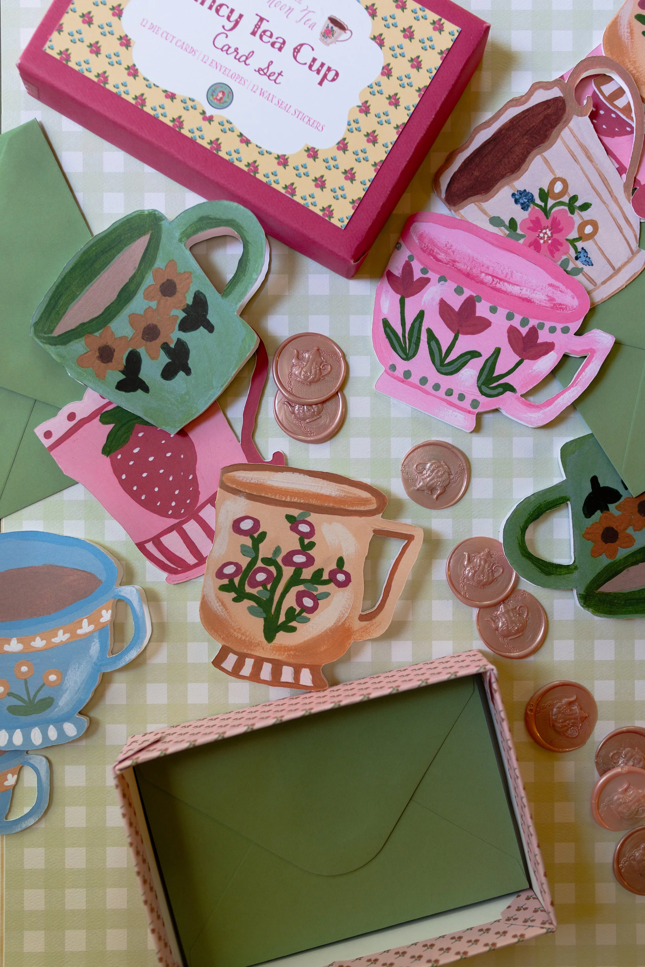 Dear Little Afternoon Tea Die Cut Card Boxed Set PRE-ORDER