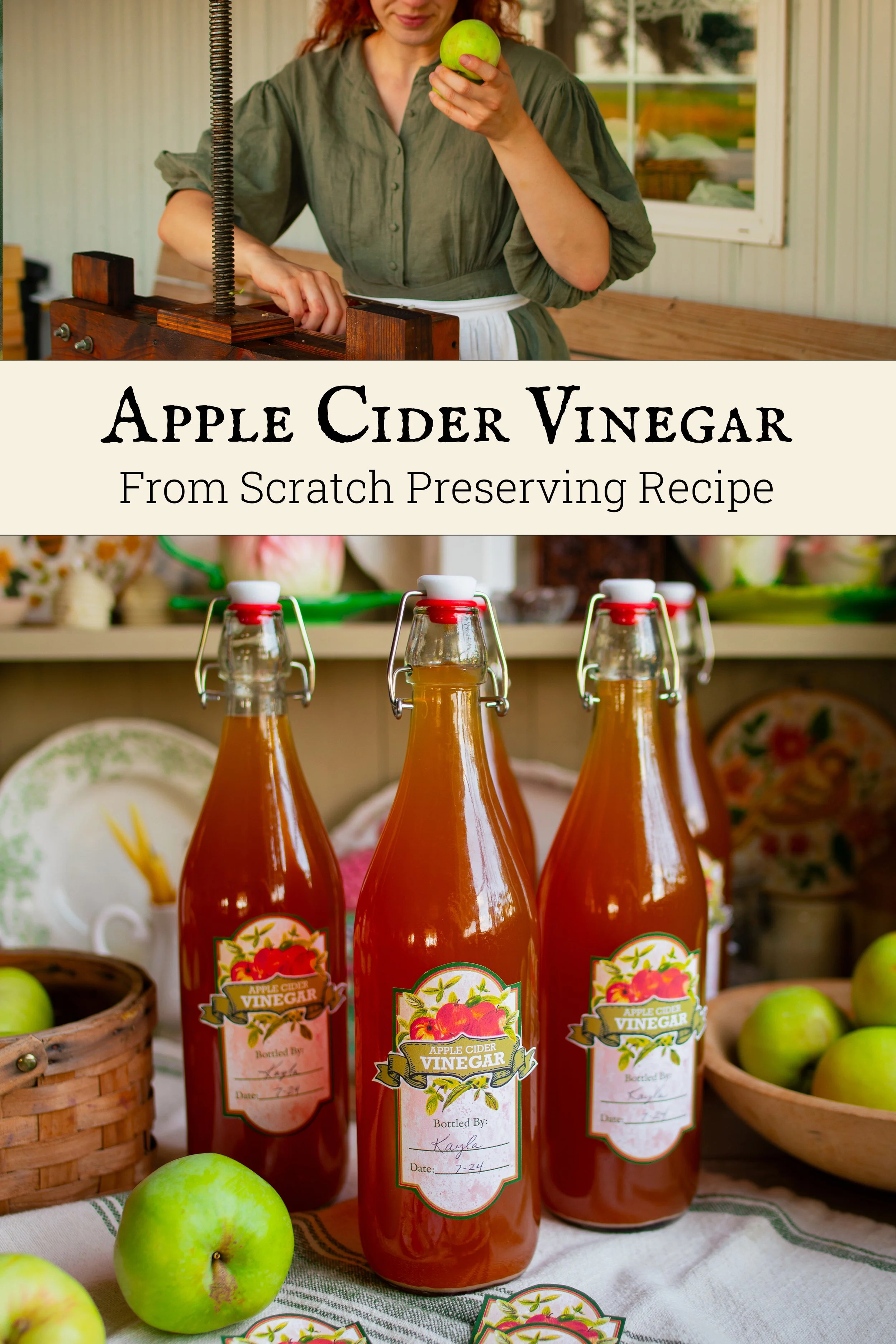 Homemade Apple Cider Vinegar: Easy Fermentation Recipe — Under A Tin Roof
