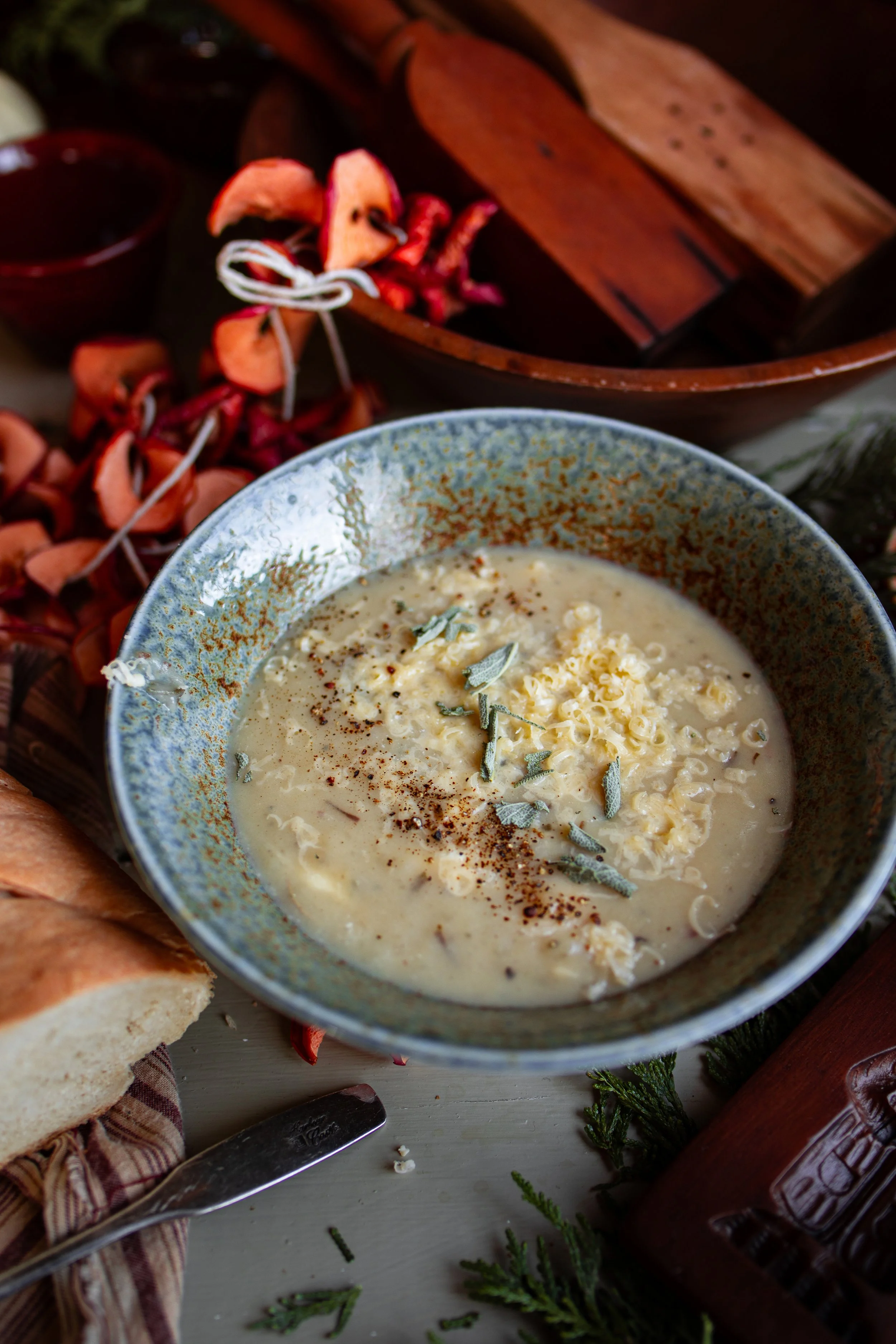 Pioneer Potato Soup from Kirsten’s World American Girl Recipes Hearty Frontier Comfort