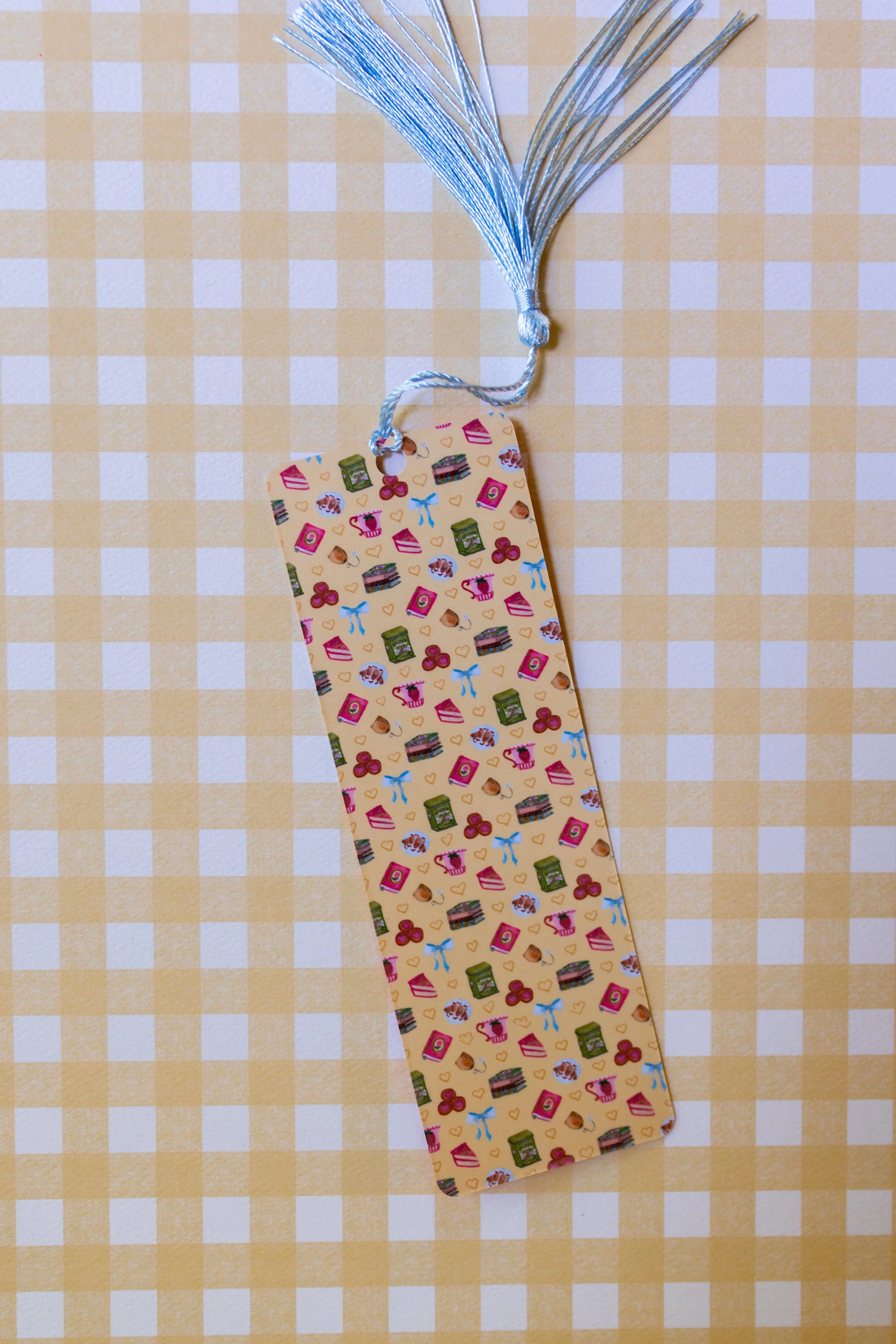 Double sided bookshop bookmark for book lovers and readers