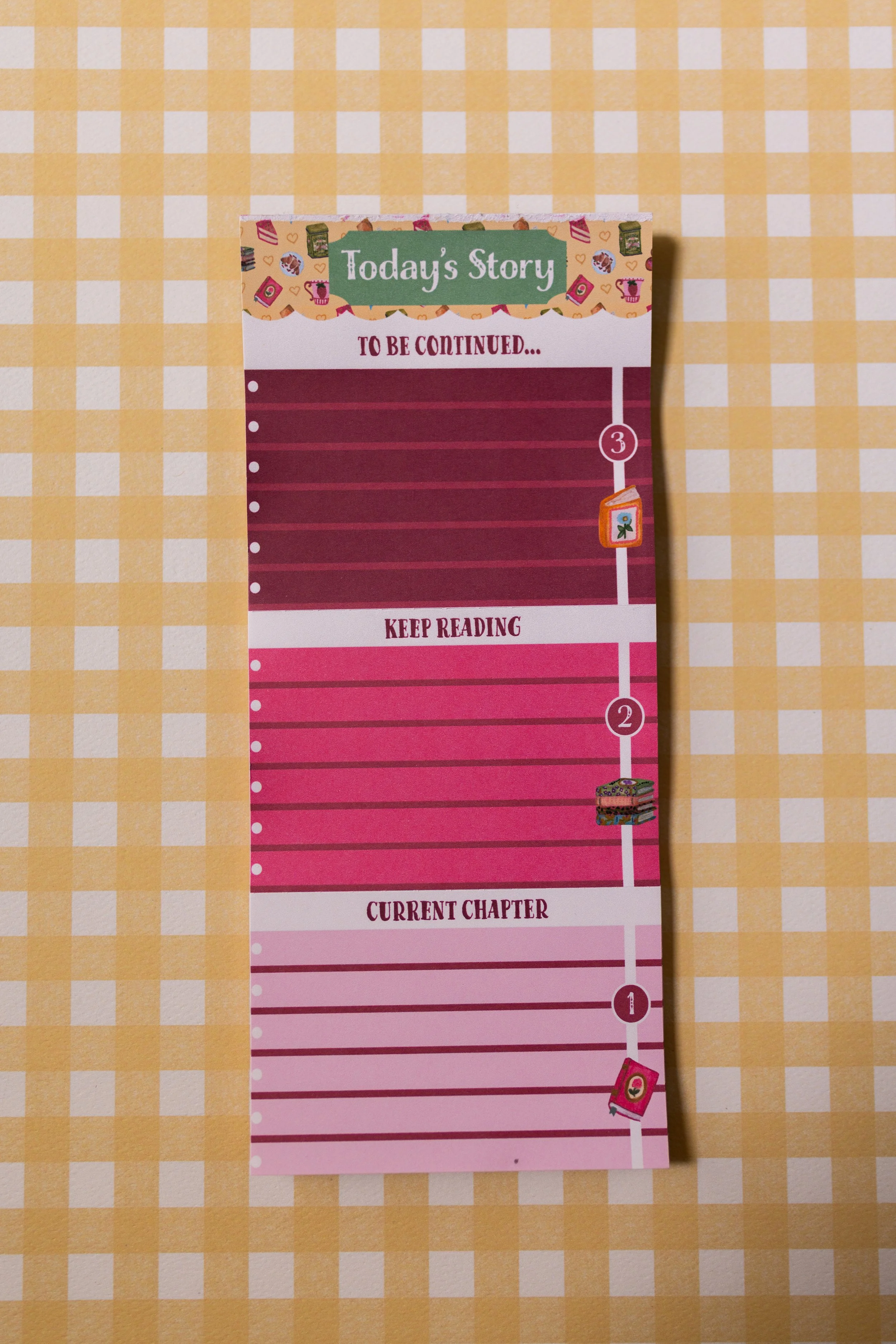Daily planning notepad for ADHD, neurodivergent organization, work, school, and home productivity.