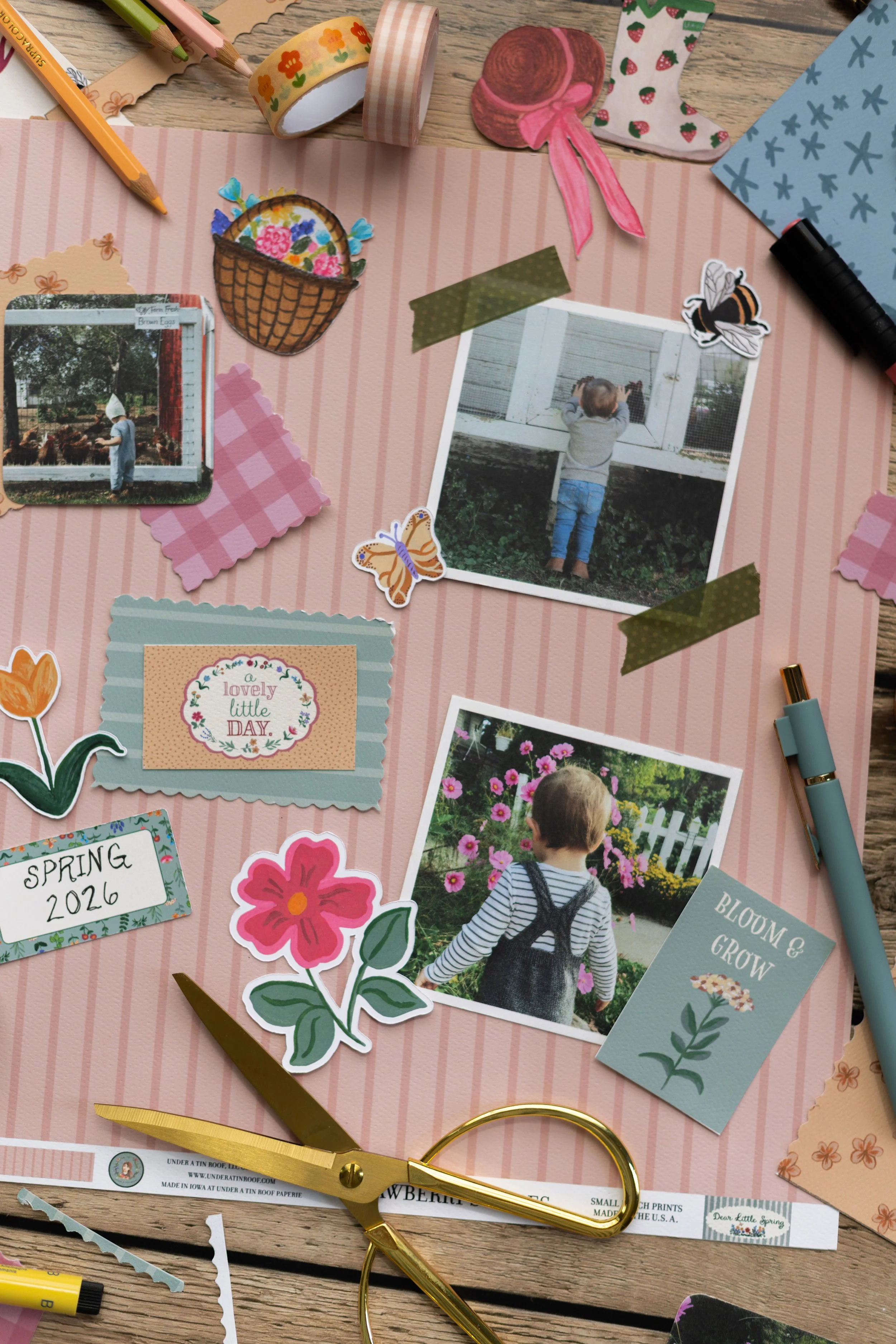 Dear Little Spring: Scrapbook Ephemera Packs