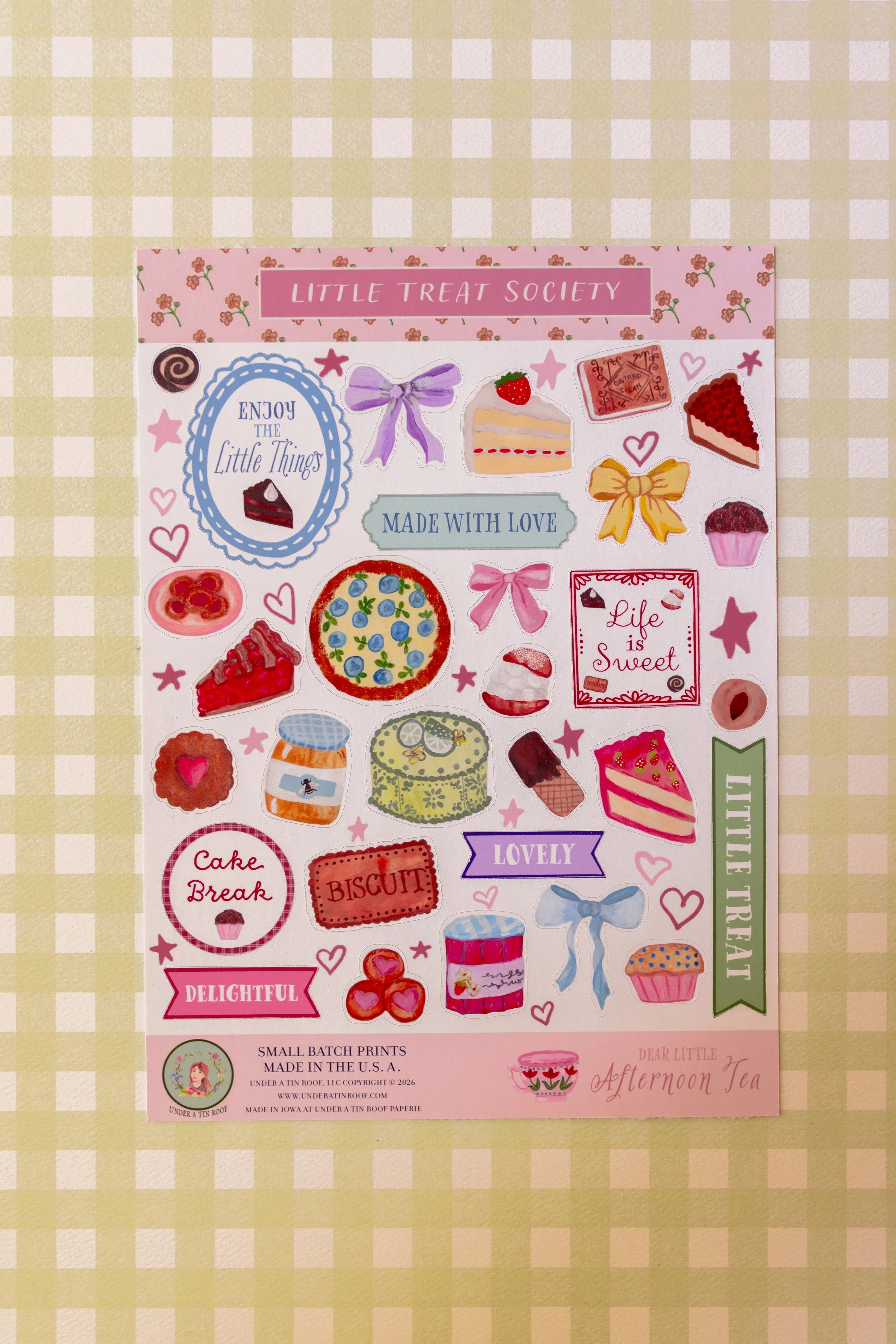 Little Treat Society Sticker Sheet