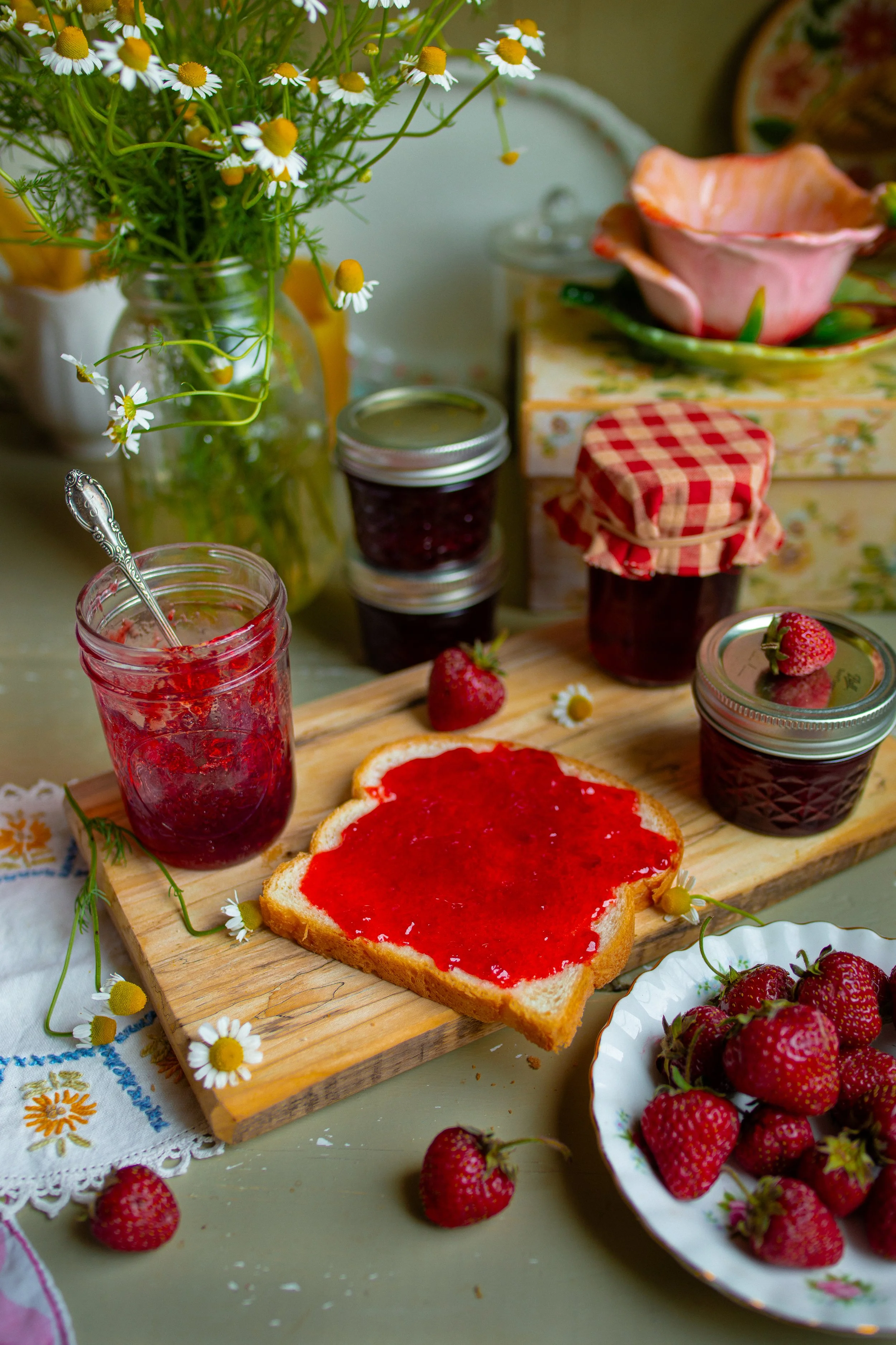 Strawberry Chamomile Jelly Recipe and StepbyStep Canning Guide