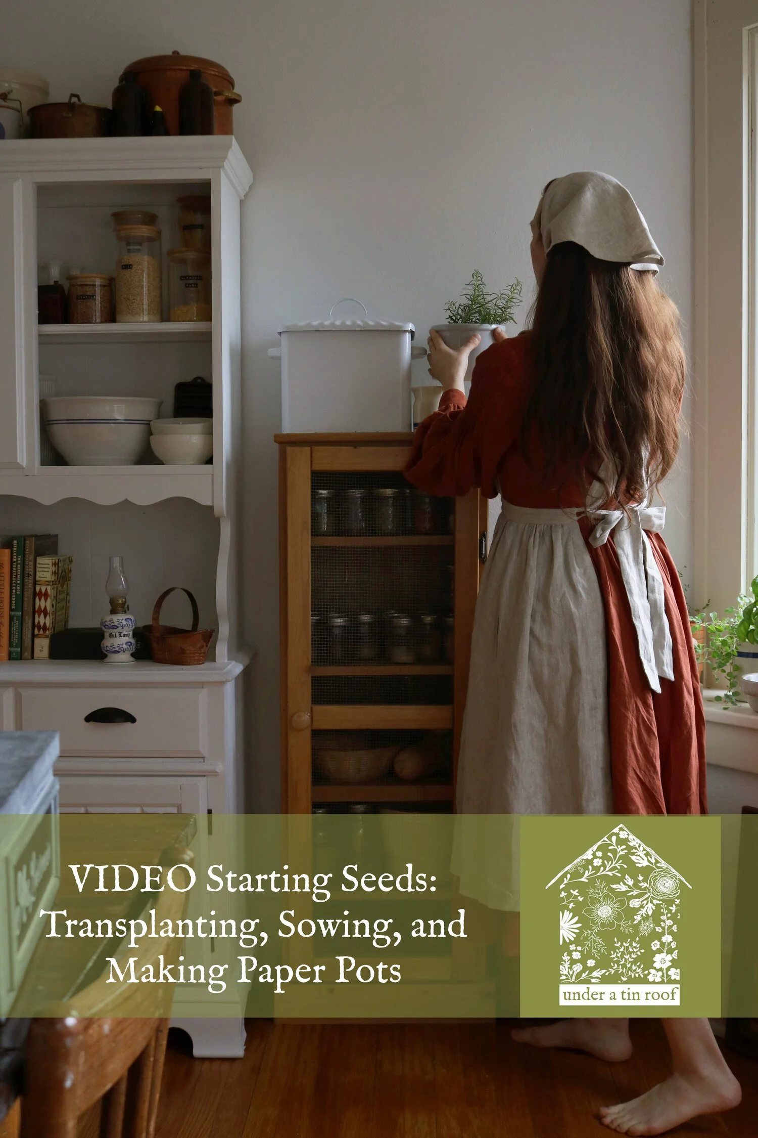 Video: Starting Seeds, Transplanting, and Making Paper Pots — Under A ...