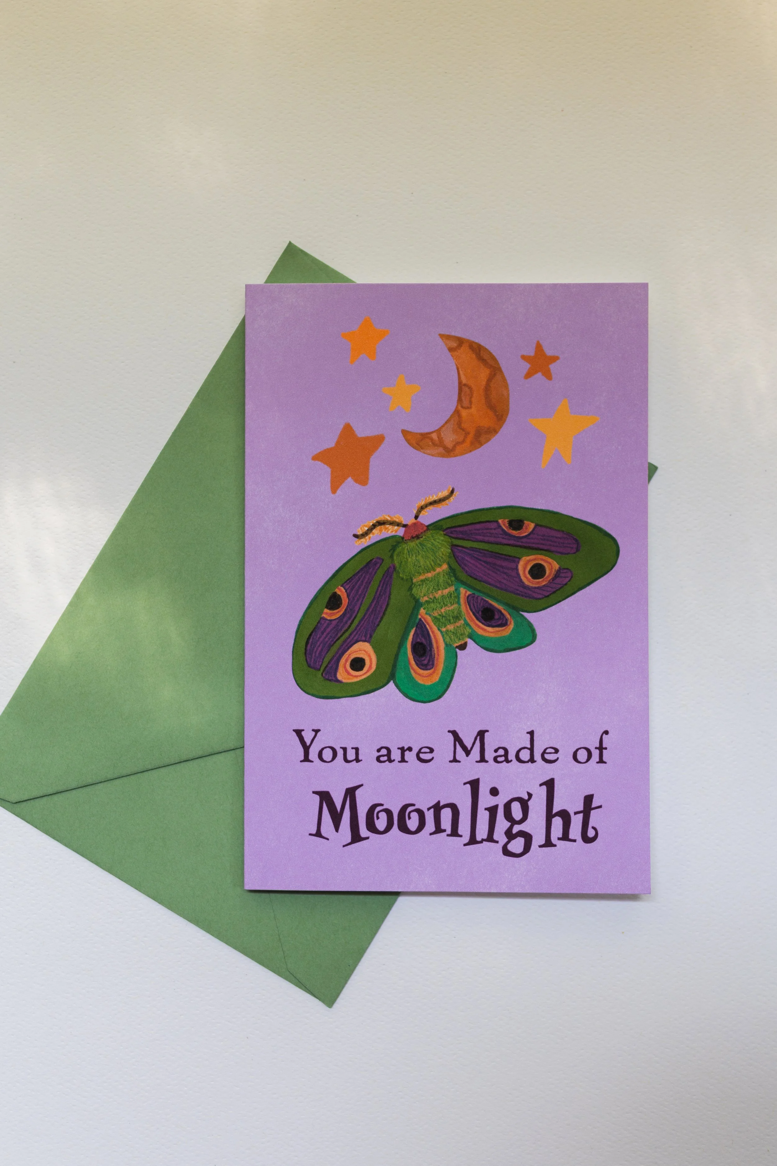 You are Made of Moonlight Greeting Card