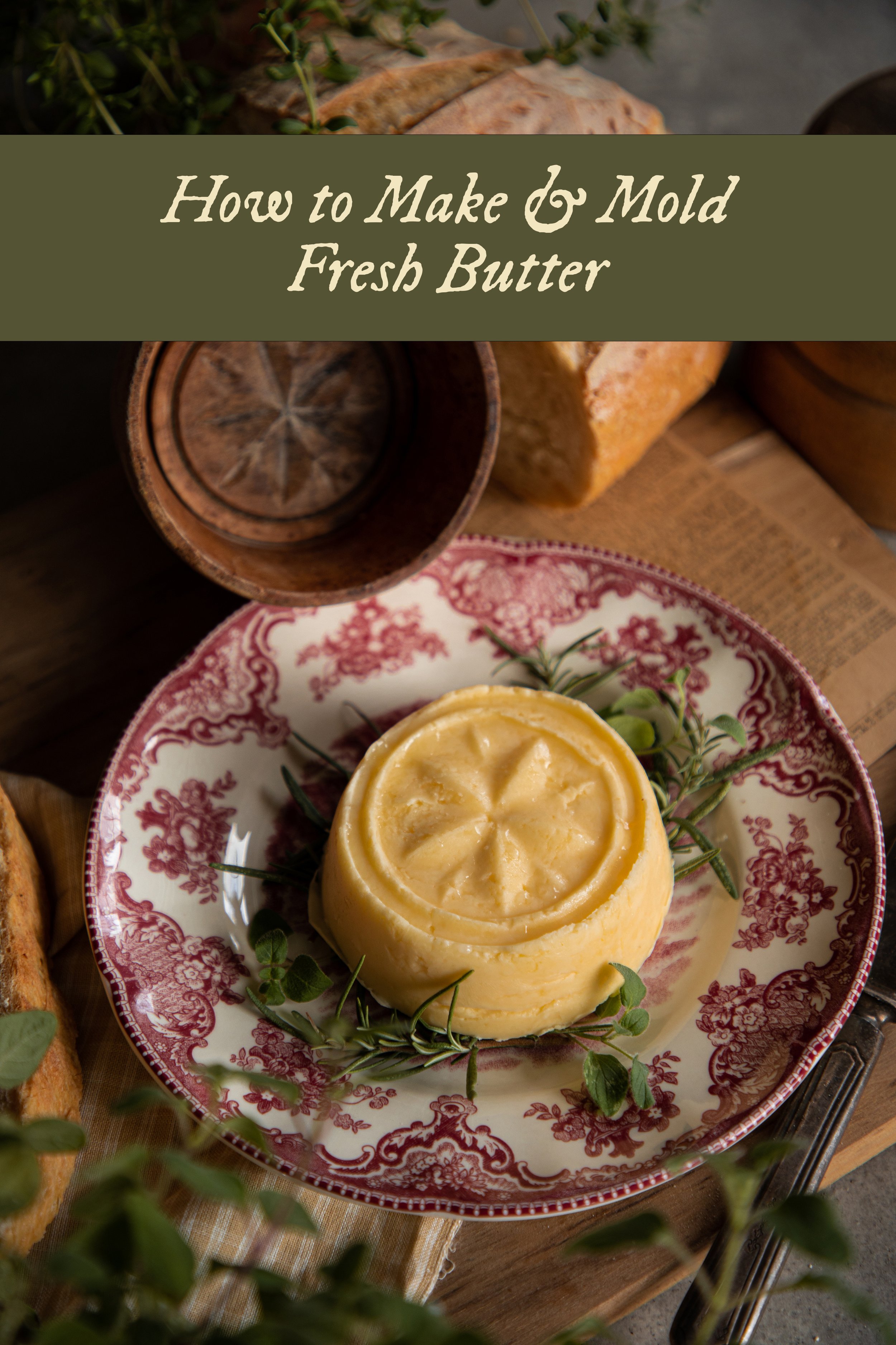 Sew Historicaland other fun stuff: How To Use Wooden Butter Molds