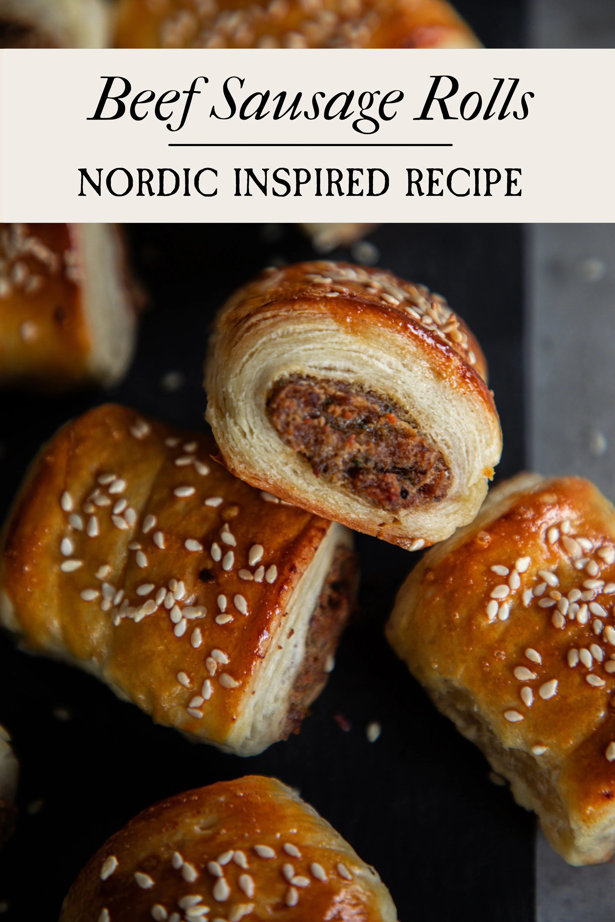 Nordic Spiced Beef Sausage Rolls: Cozy Winter Appetizer — Under A Tin Roof