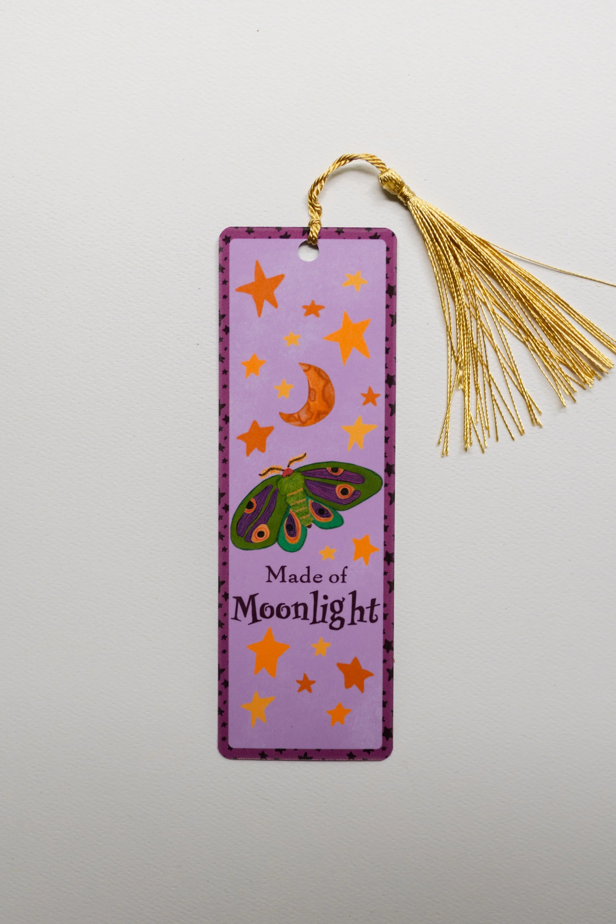 Made of Moonlight Laminated Bookmark