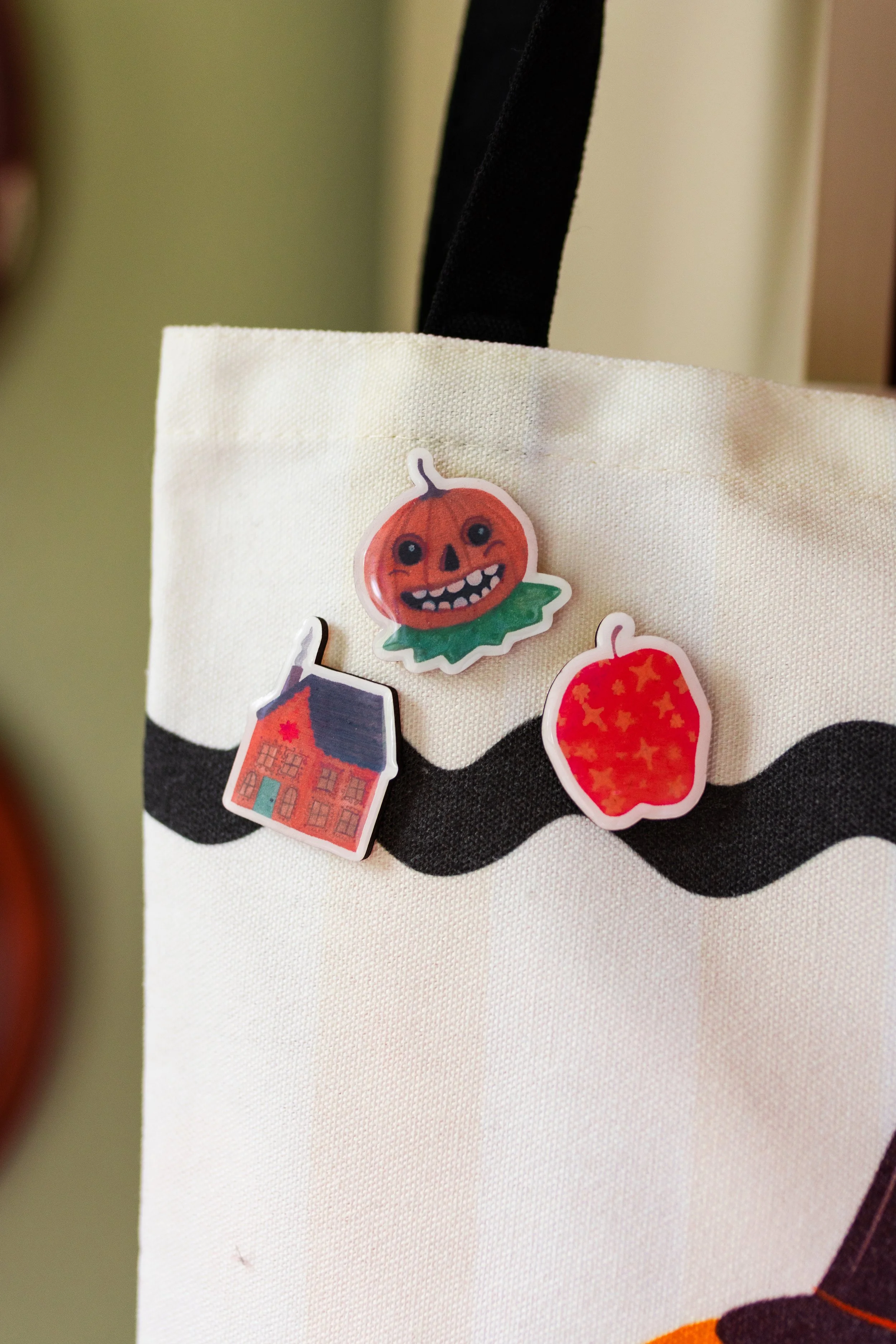 October in the Hollow Wooden Pin Set