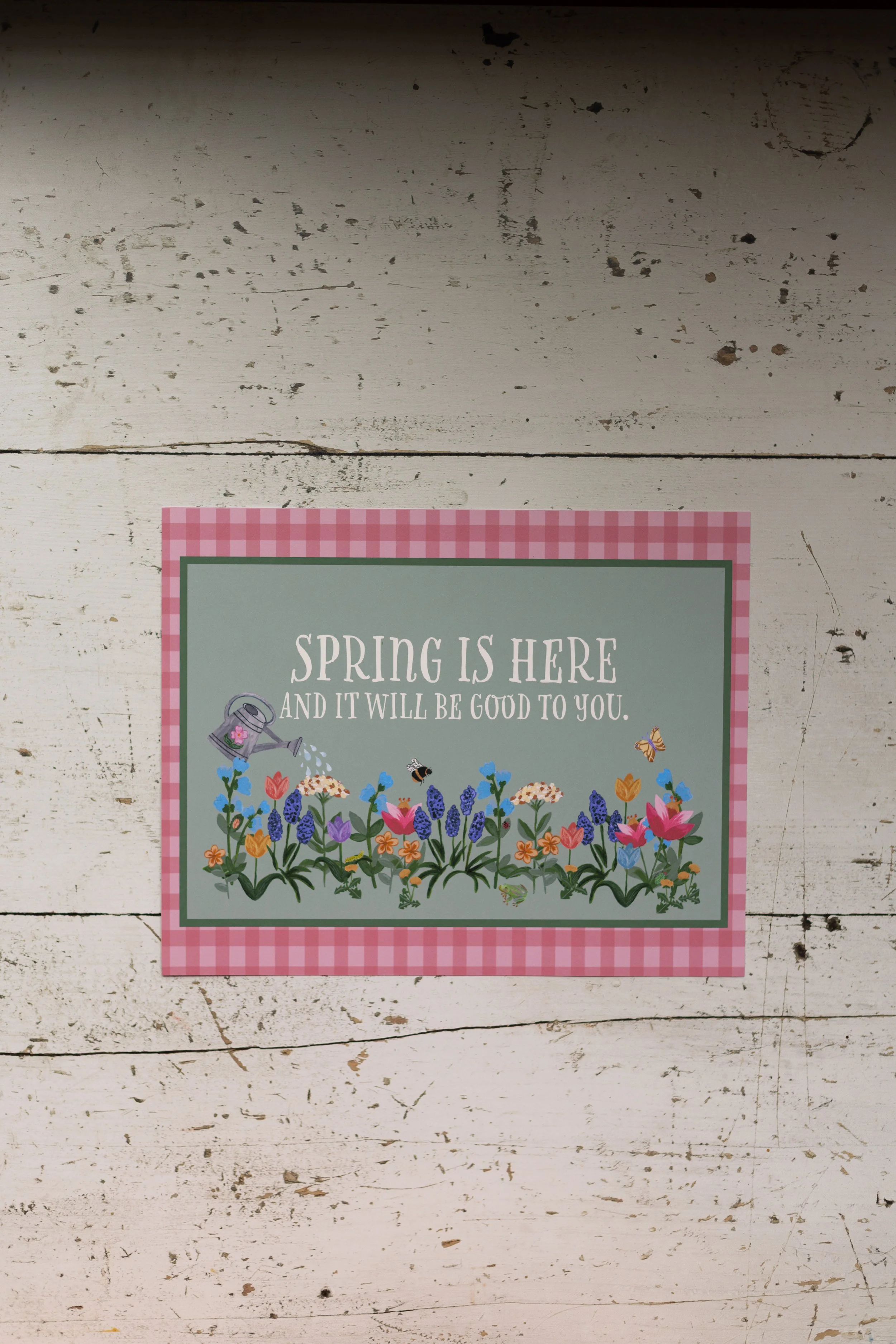 Dear Little Spring: Spring is Here Art Print | 5x7 or 8x10