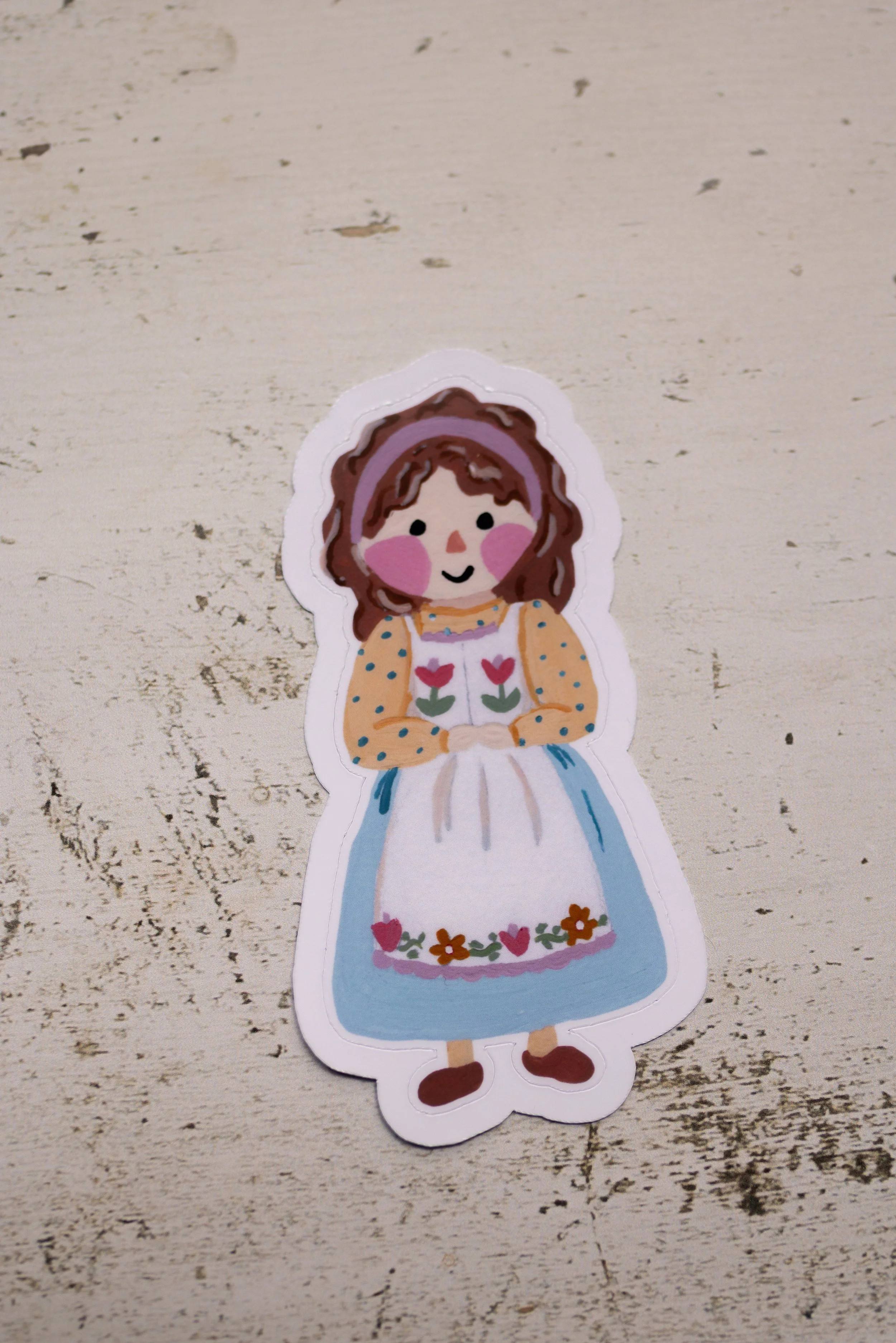 Dear Little Spring: Country Girl Sticker | Die Cut Sticker