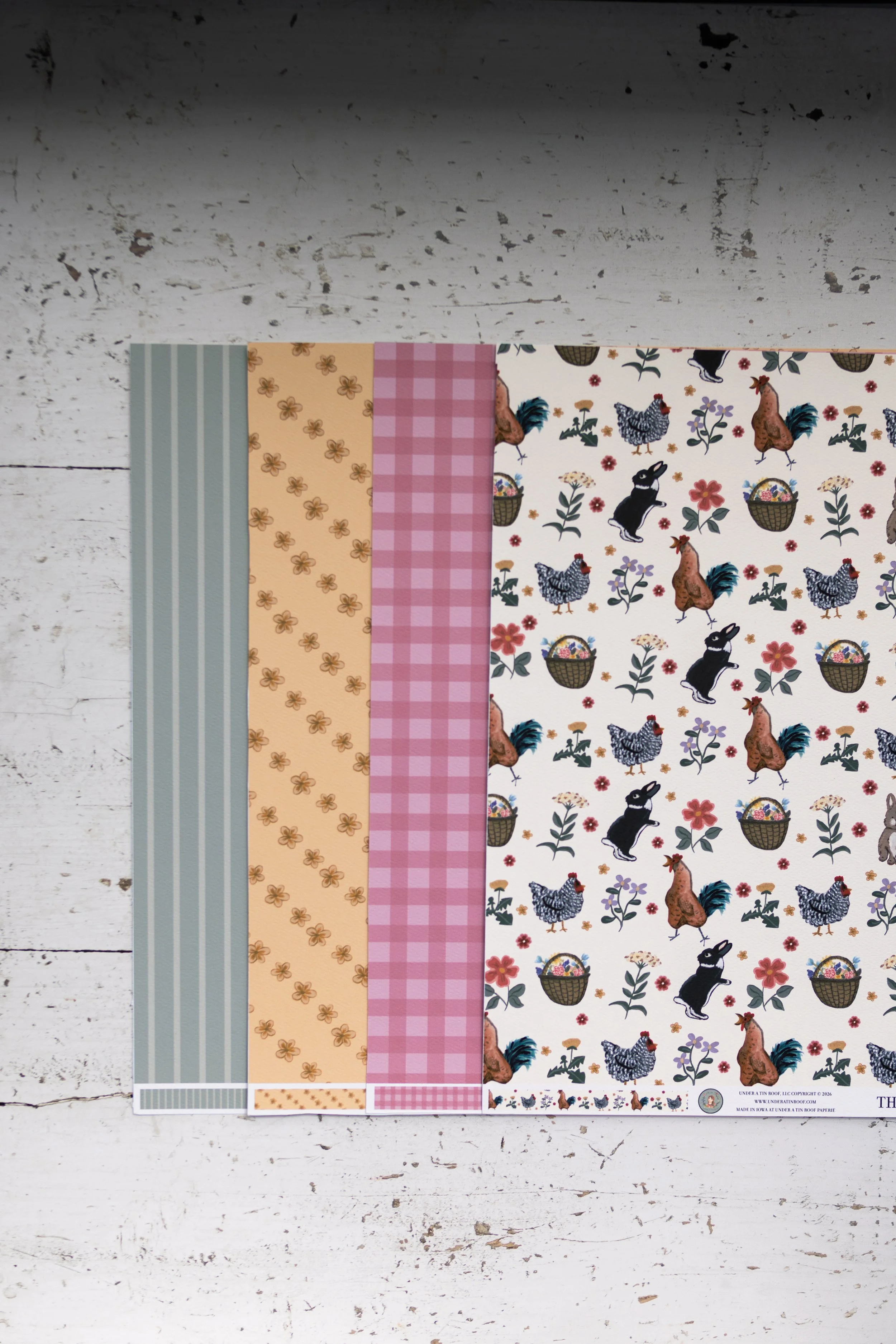 Dear Little Spring: Cottage Yard | 12x12 Scrapbook Paper Set