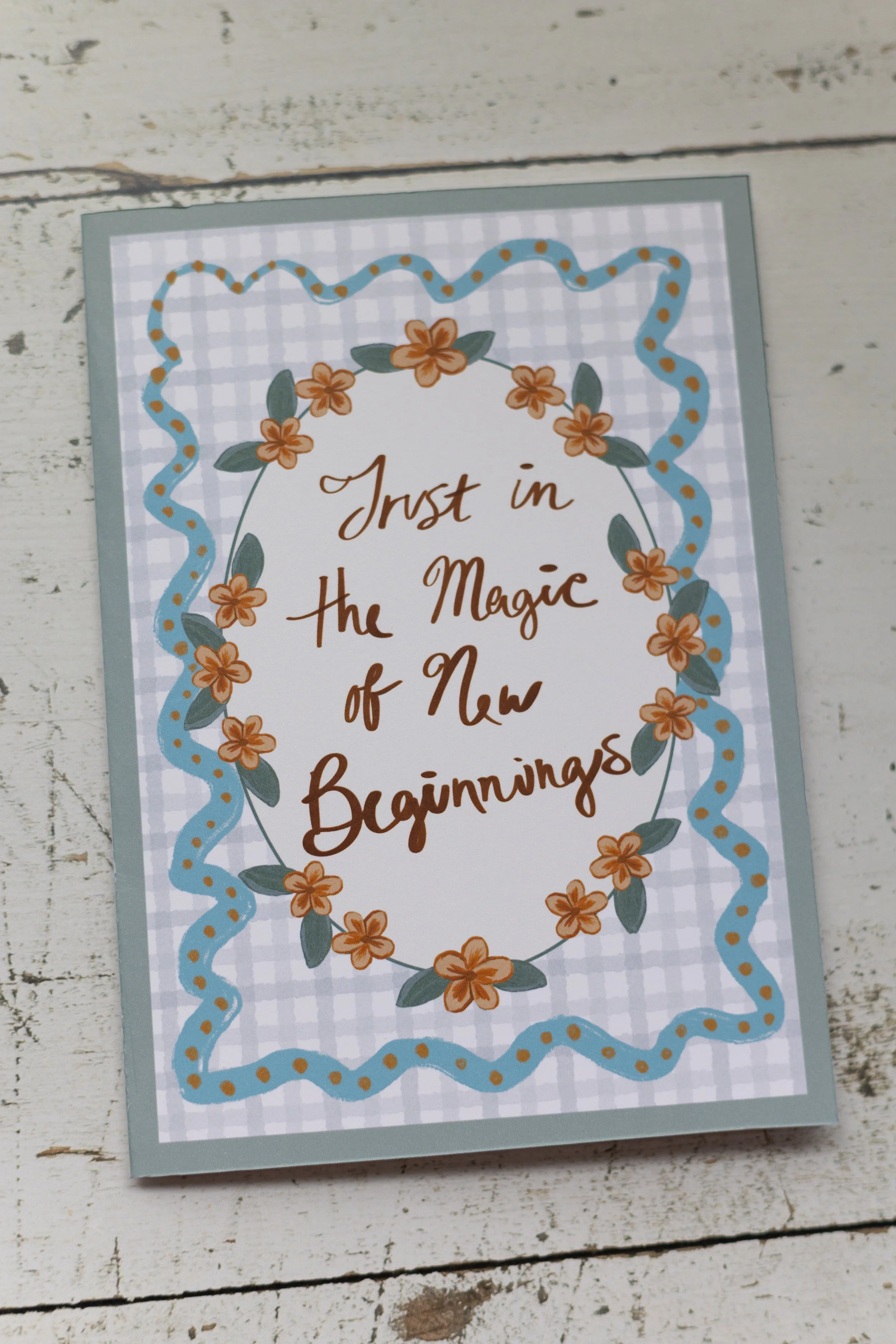 Dear Little Spring: Trust in Magic Greeting Card | 5x7