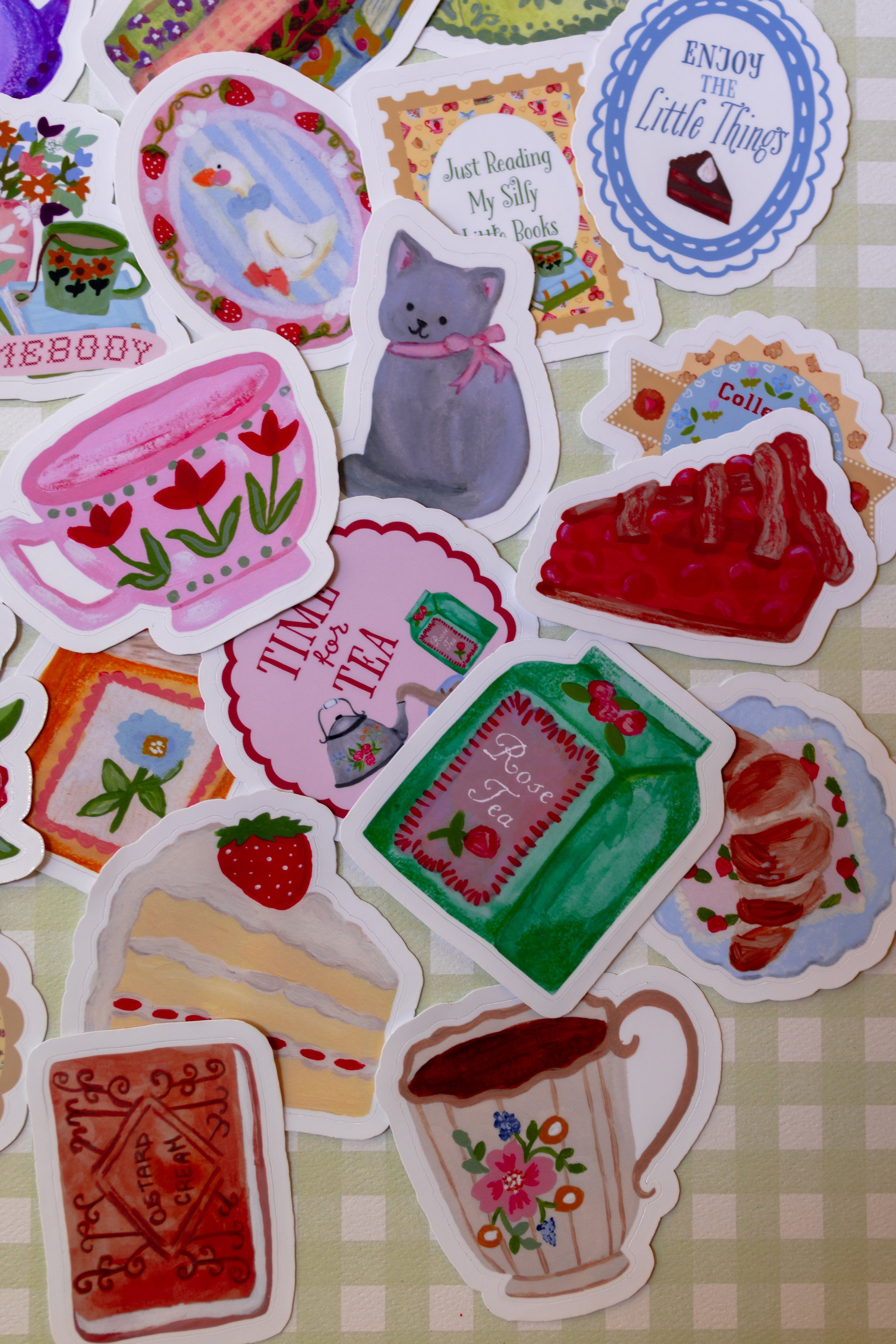 Dear Little Afternoon Tea collection of whimsical hand-illustrated die cut stickers. (Copy) (Copy) (Copy) (Copy) (Copy) (Copy) (Copy) (Copy) (Copy) (Copy) (Copy) (Copy) (Copy) (Copy) (Copy)